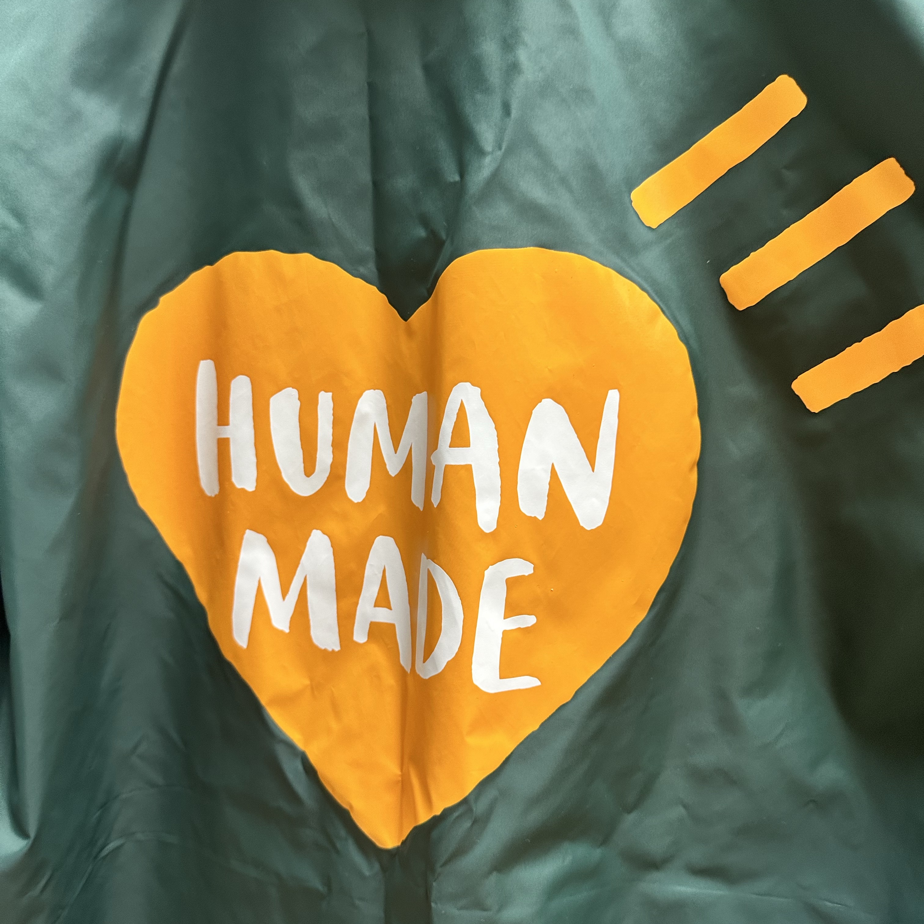 Human Made Coach Jacket Green 착용 스타일 - 3
