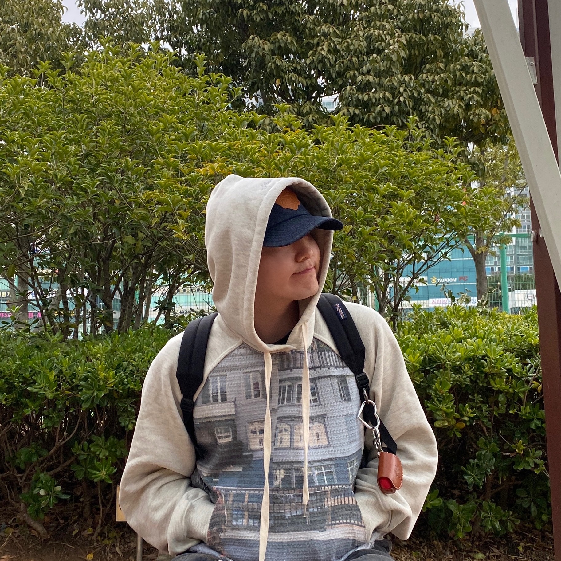 Human Made 6-Panel Denim Cap Indigo, Human Made Heart Carabiner Silver 착용 스타일 - 1