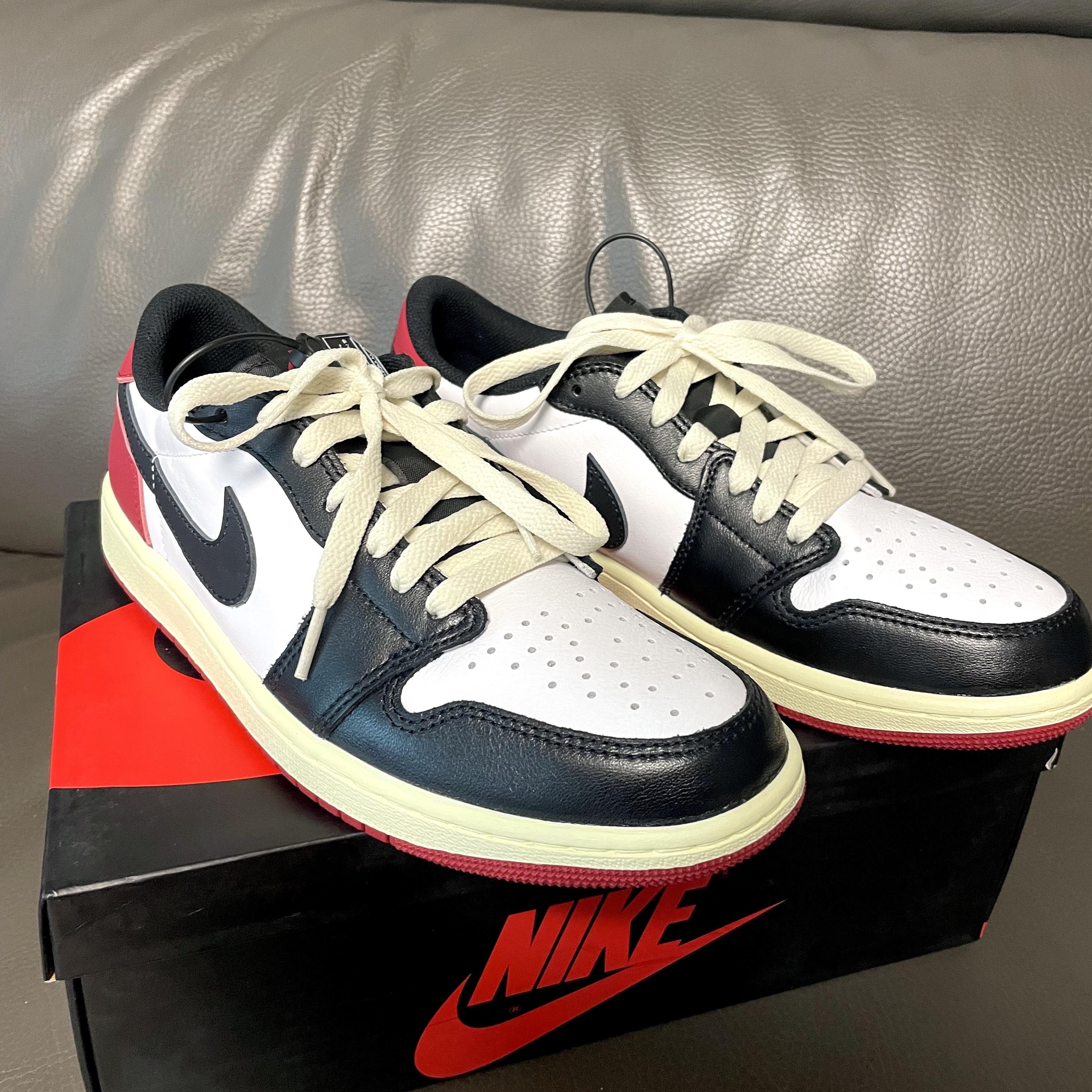 Jordan 1 Retro Low OG Black Toe 착용 스타일 - 1