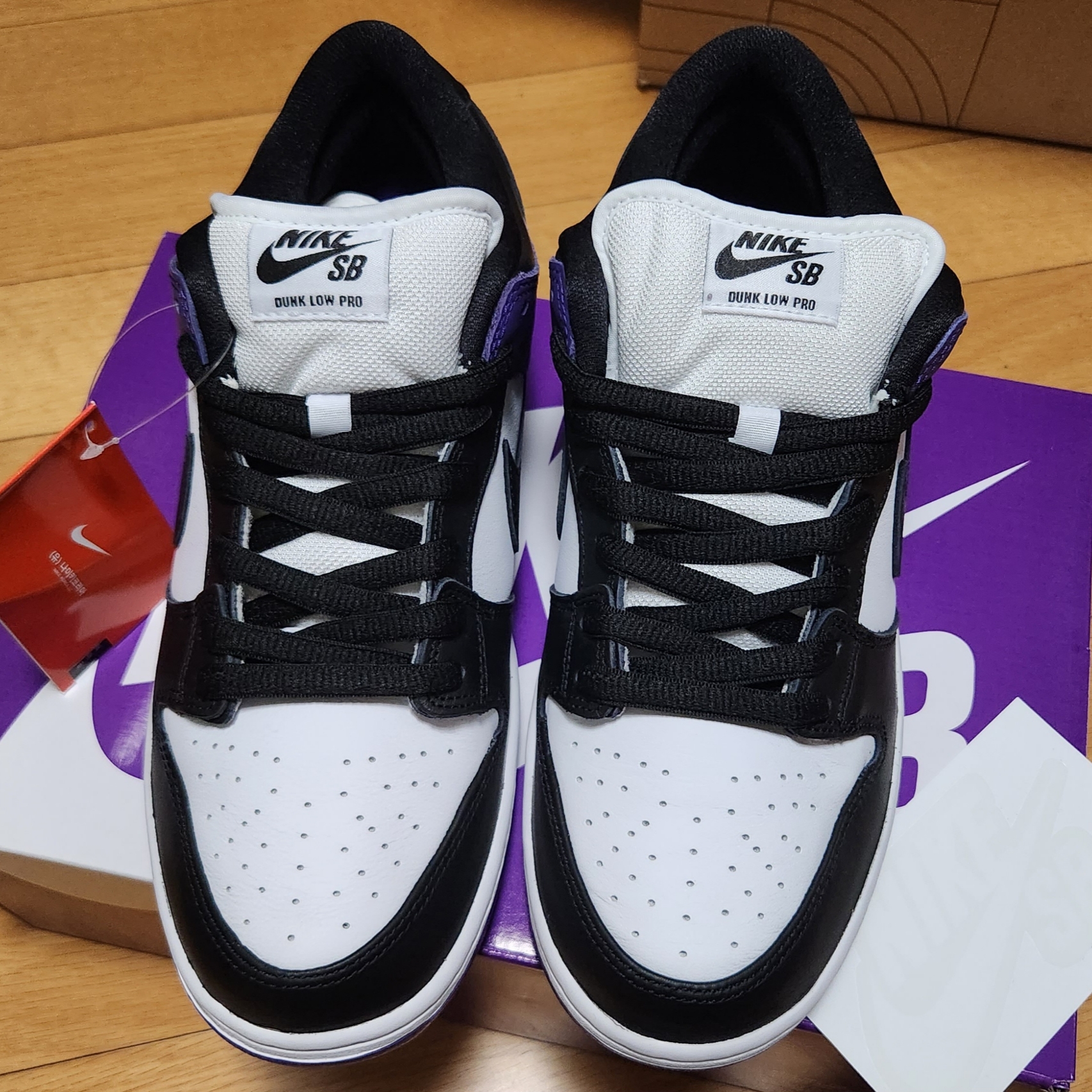 Nike SB Dunk Low Pro Court Purple 착용 스타일