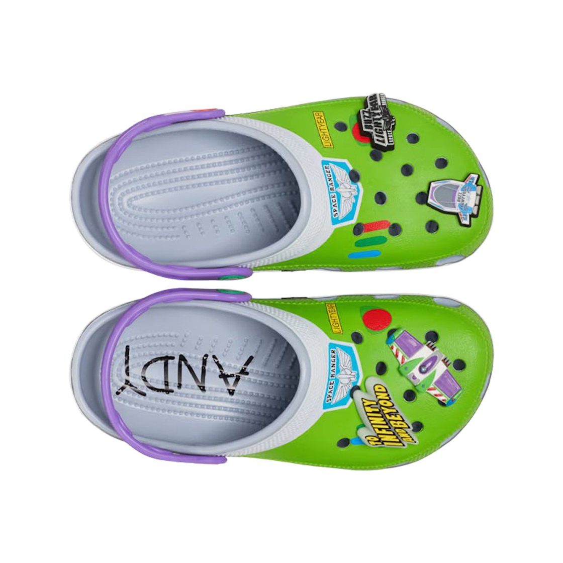 크록스 x 토이 스토리 버즈 라이트이어 클래식 클로그 블루 그레이(Crocs x Toy Story Buzz Lightyear Classic Clog Blue Grey) - 2
