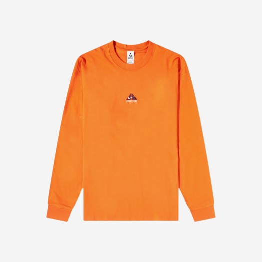 나이키 ACG 렁스 롱슬리브 티셔츠 캠프파이어 오렌지 서밋 화이트 - 아시아