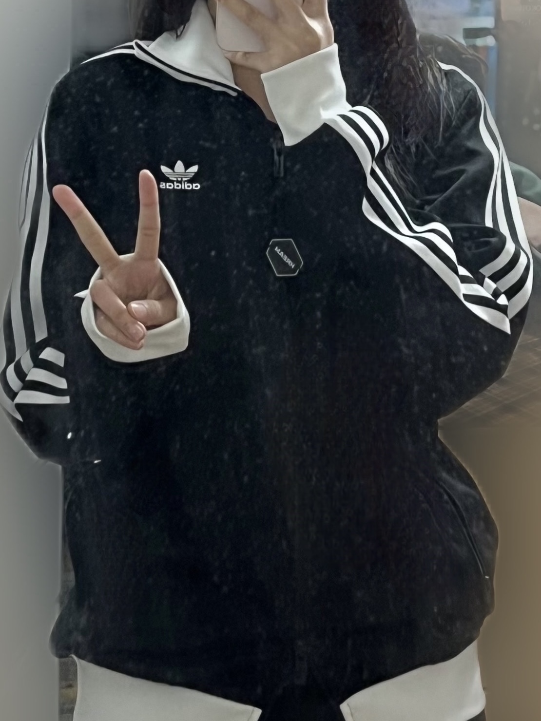 Adidas Adicolor Classics Beckenbauer Track Jacket Black - KR Sizing 착용 스타일