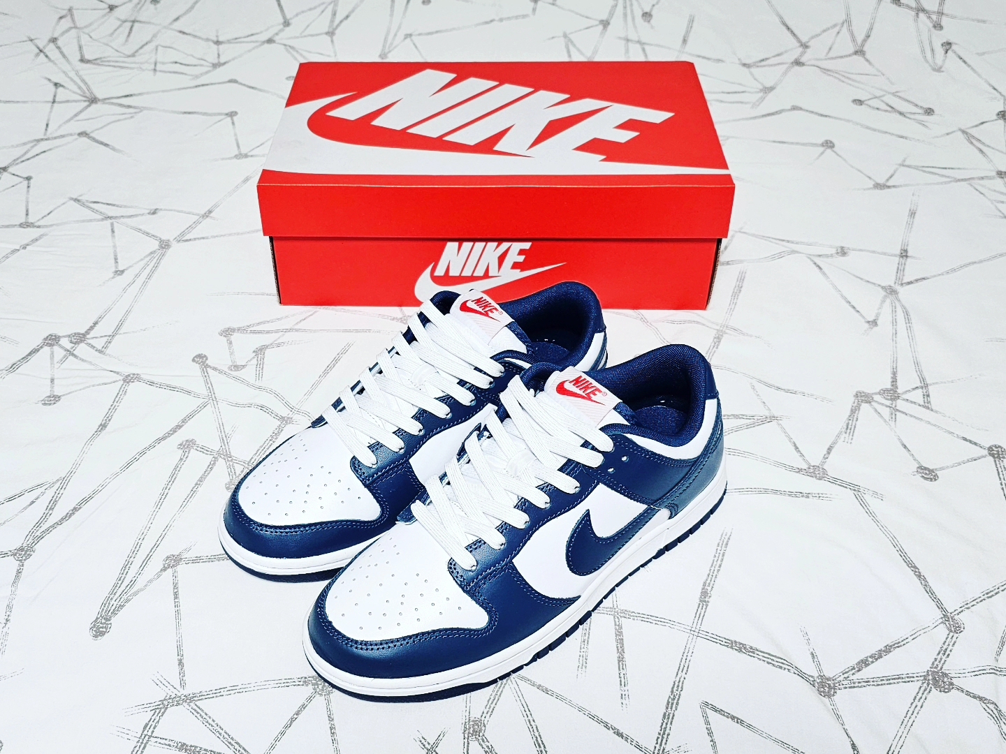 Nike Dunk Low Retro Valerian Blue 착용 스타일 - 1