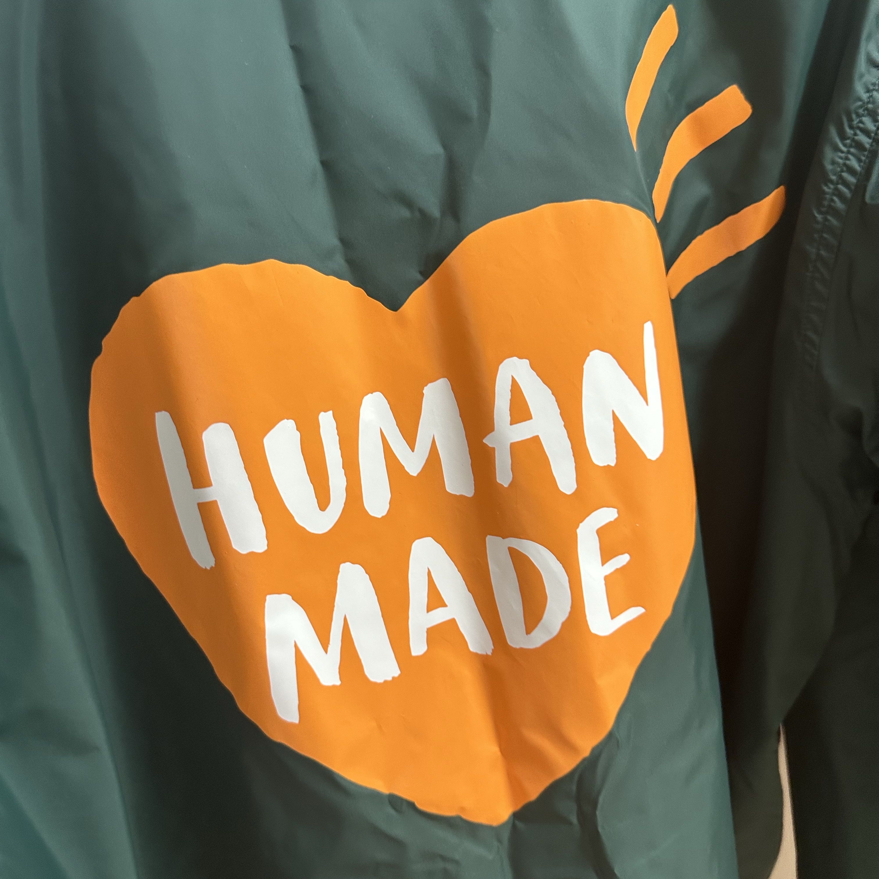 Human Made Coach Jacket Green 착용 스타일 - 2