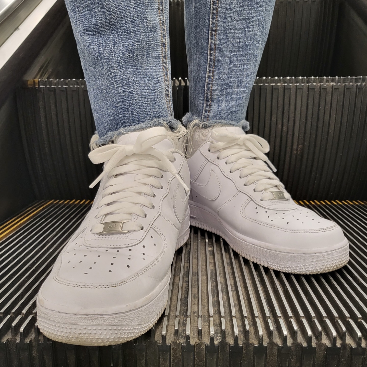Nike Air Force 1 '07 Low White 착용 스타일