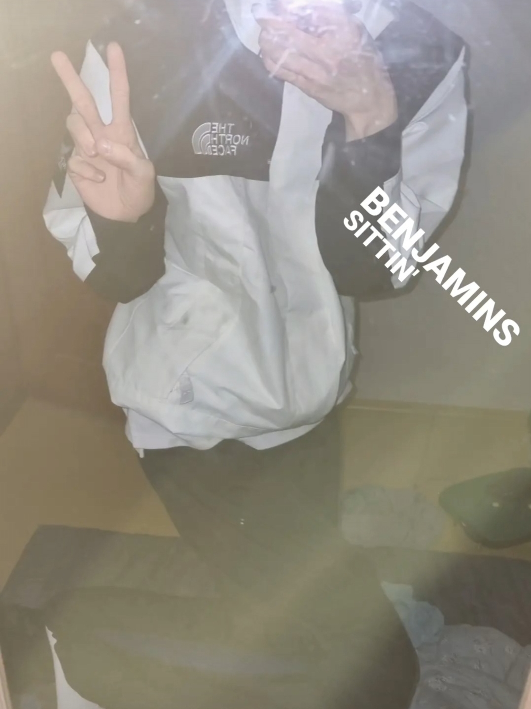 The North Face White Label Martis Jacket White 착용 스타일 - 1