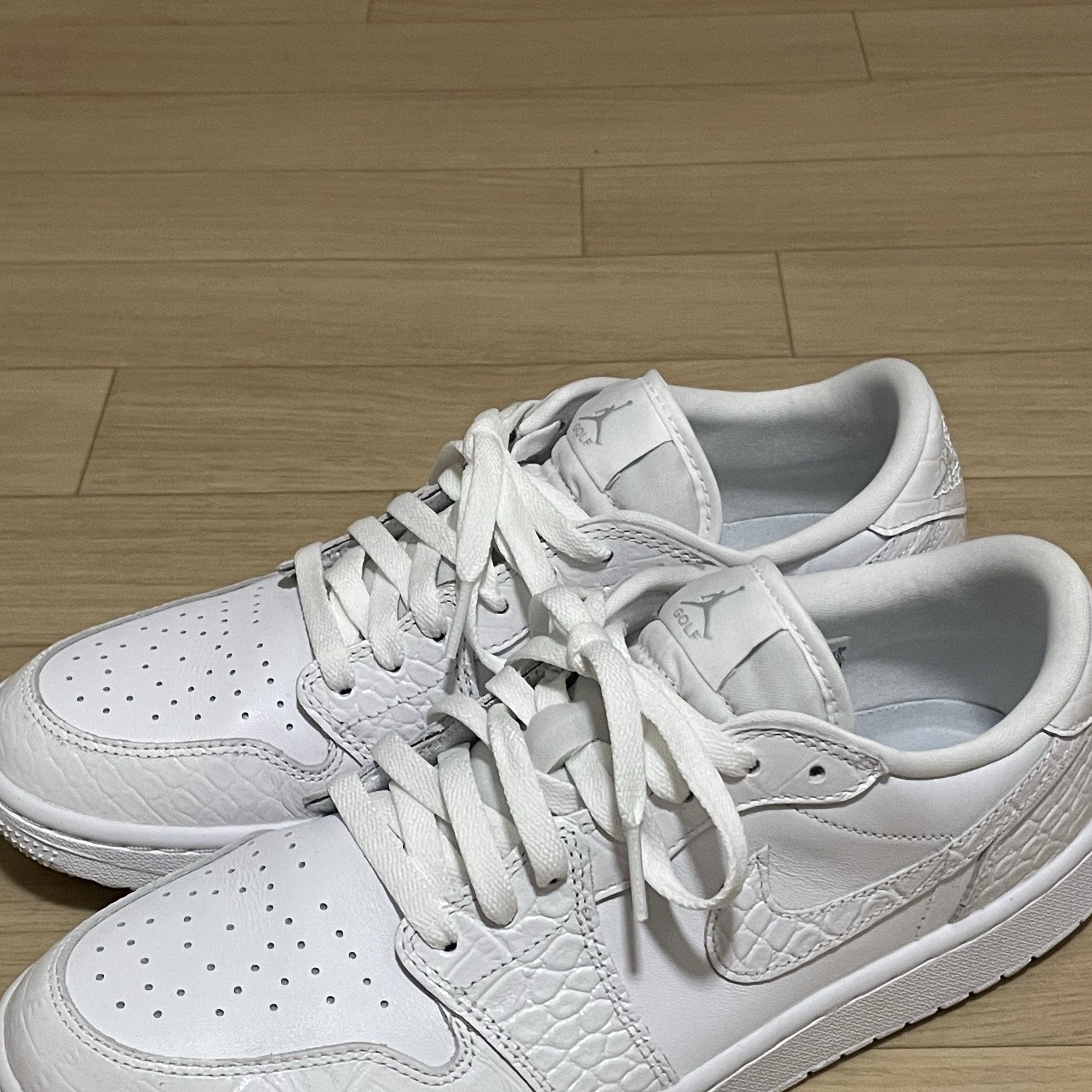 Jordan 1 Low Golf Pure Platinum 착용 스타일
