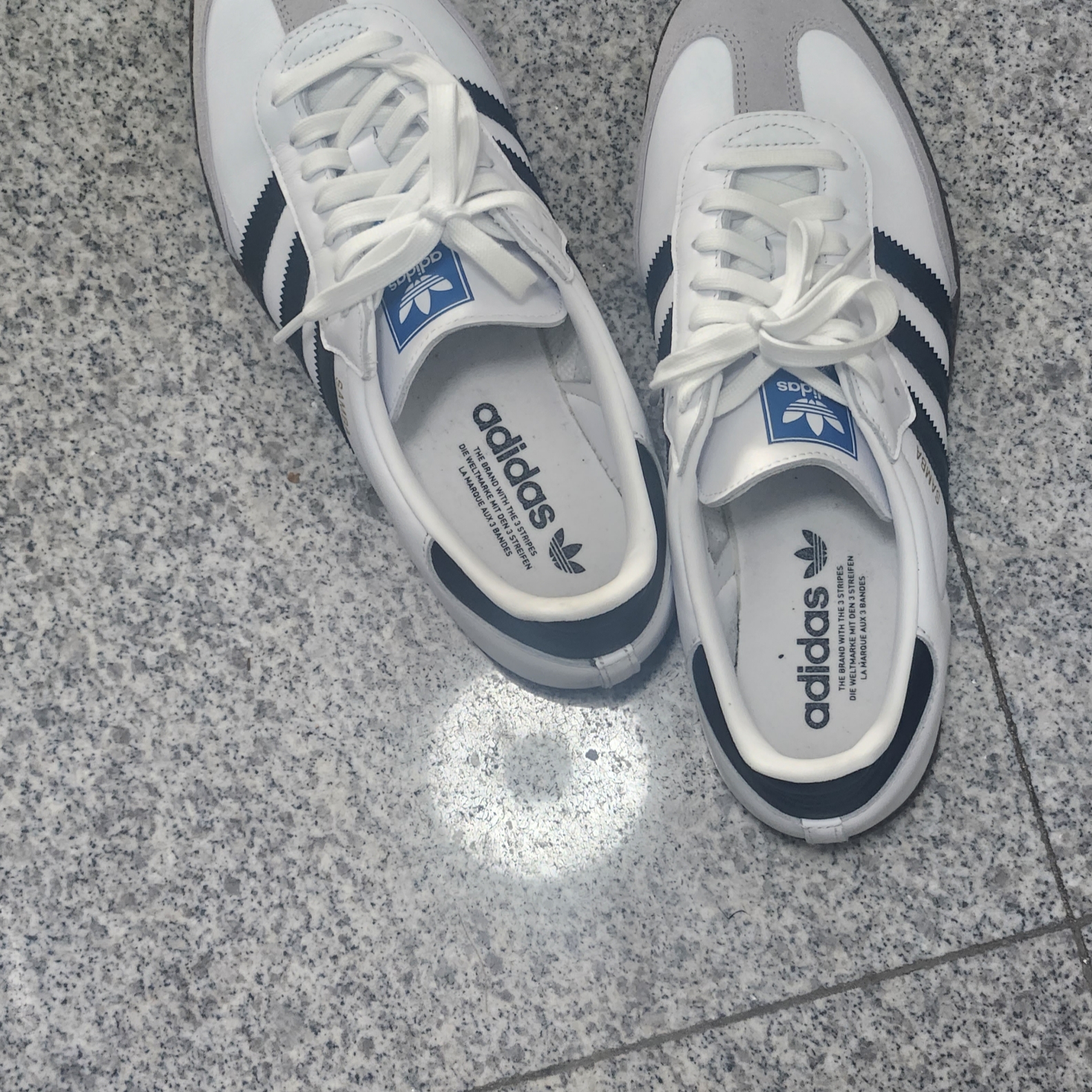 Adidas Samba OG Cloud White 착용 스타일