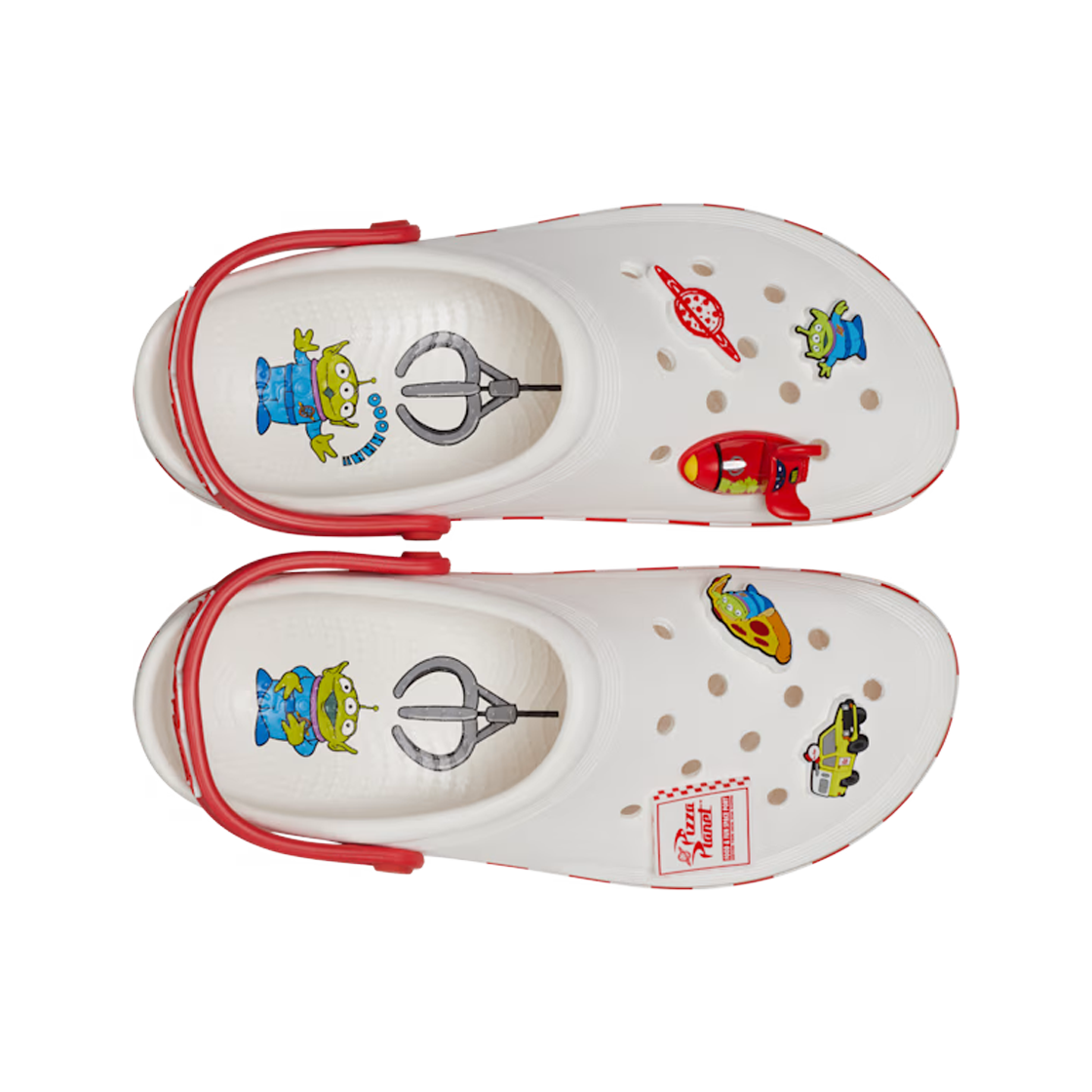 크록스 x 토이 스토리 피자 플래닛 오프 코트 클로그 화이트(Crocs x Toy Story Pizza Planet Off Court Clog White) - 2