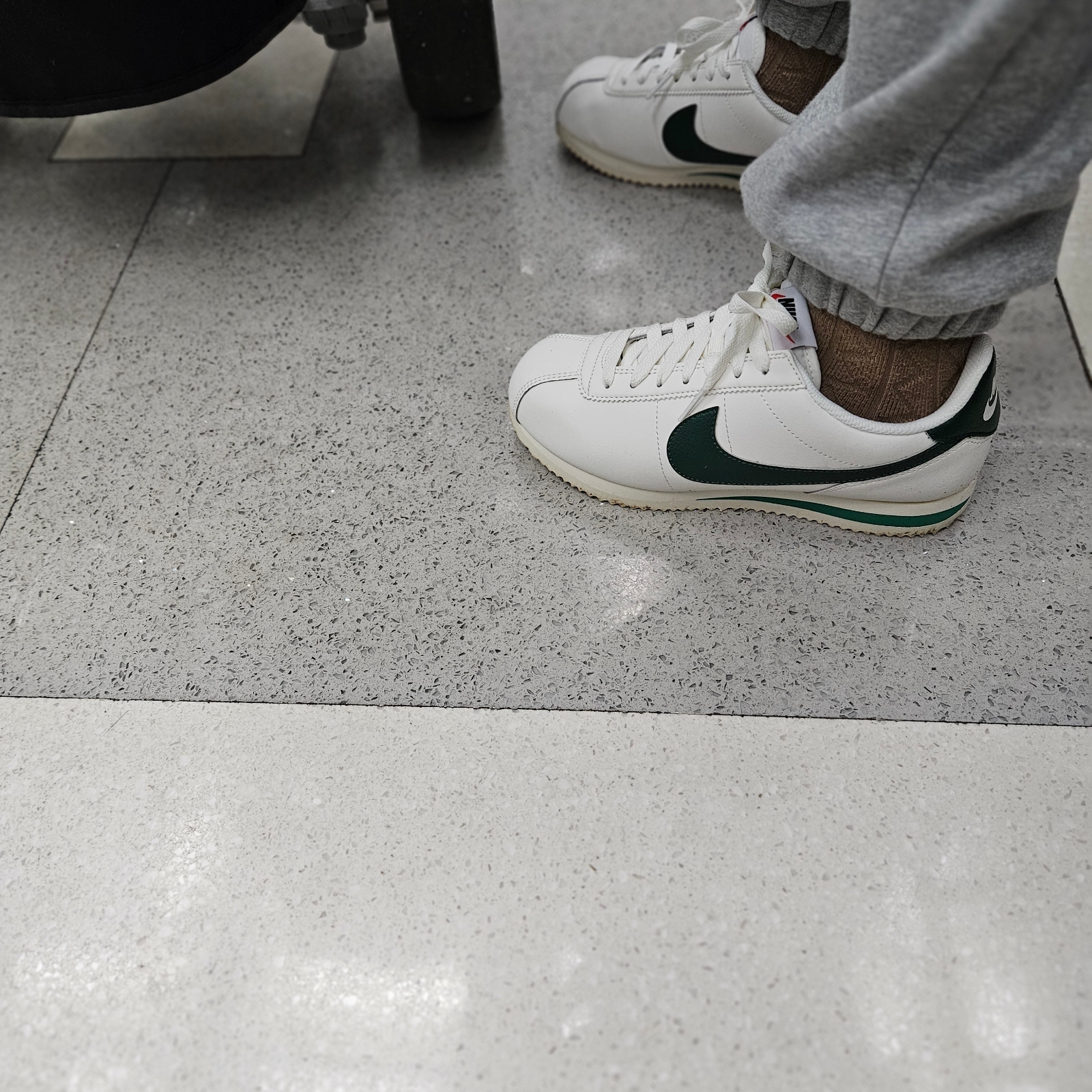 (W) Nike Cortez Gorge Green and Malachite 착용 스타일