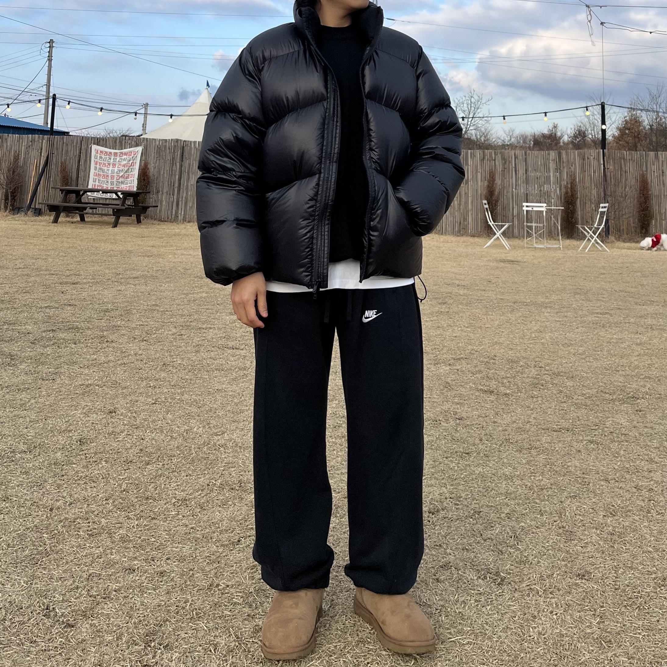UGG Classic Mini Boots Chestnut 착용 스타일