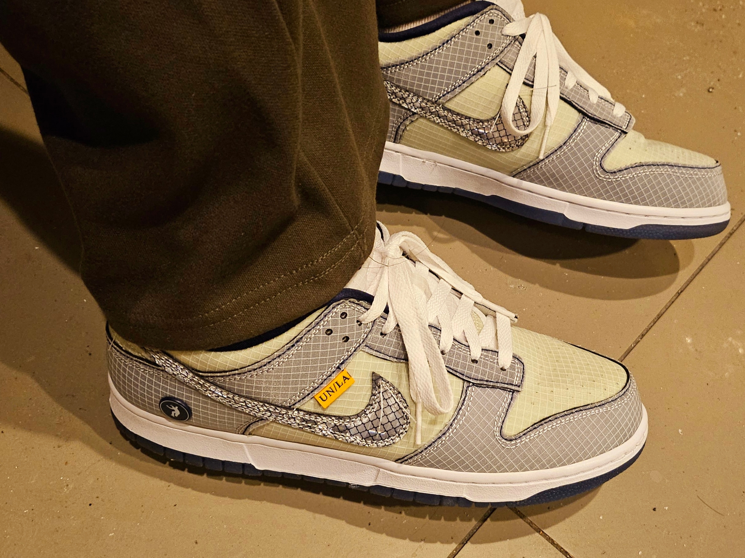 Nike x Union Dunk Low Passport Pack Pistachio 착용 스타일