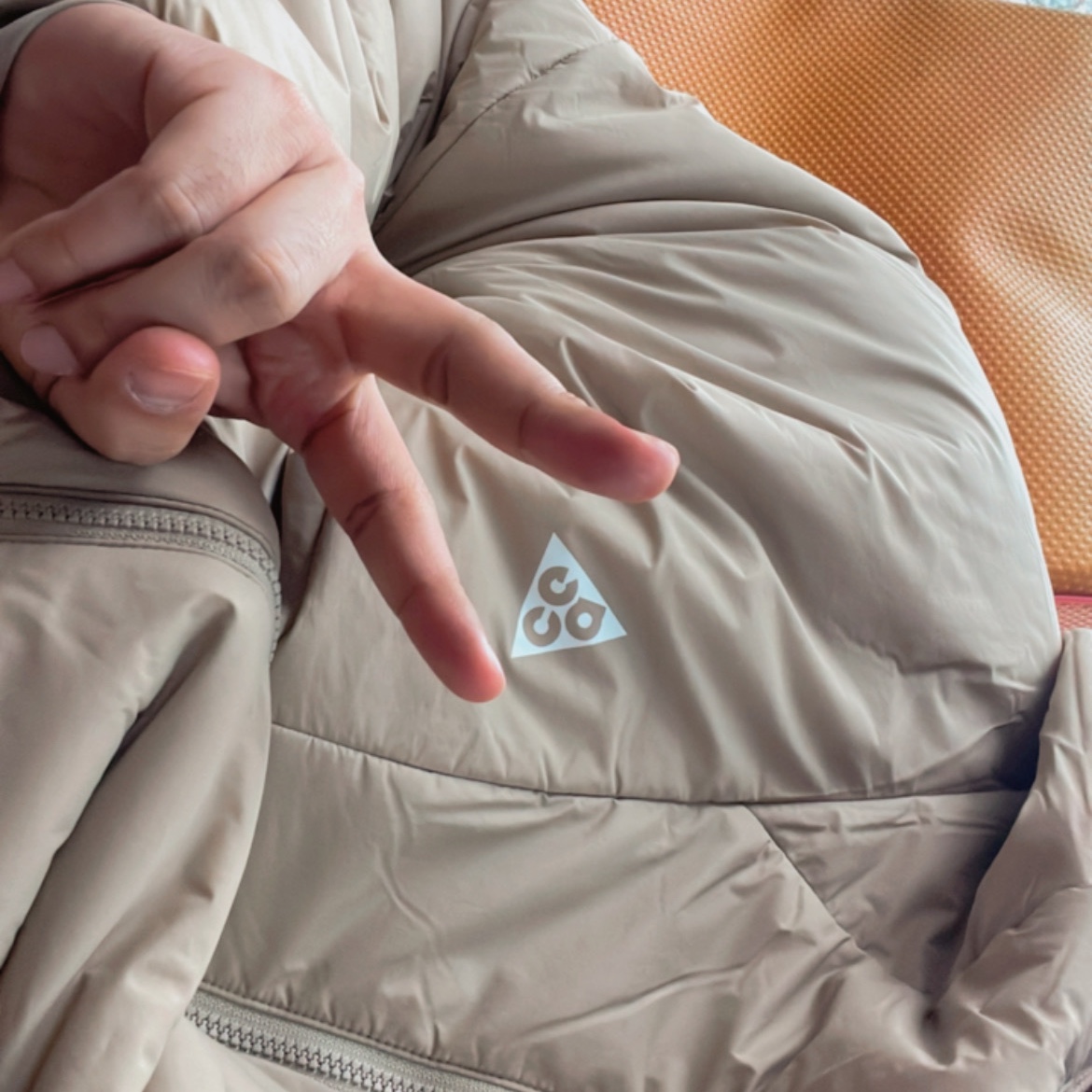 Nike ACG Therma-Fit ADV Rope De Dope Jacket Light Iron Ore - Asia 착용 스타일