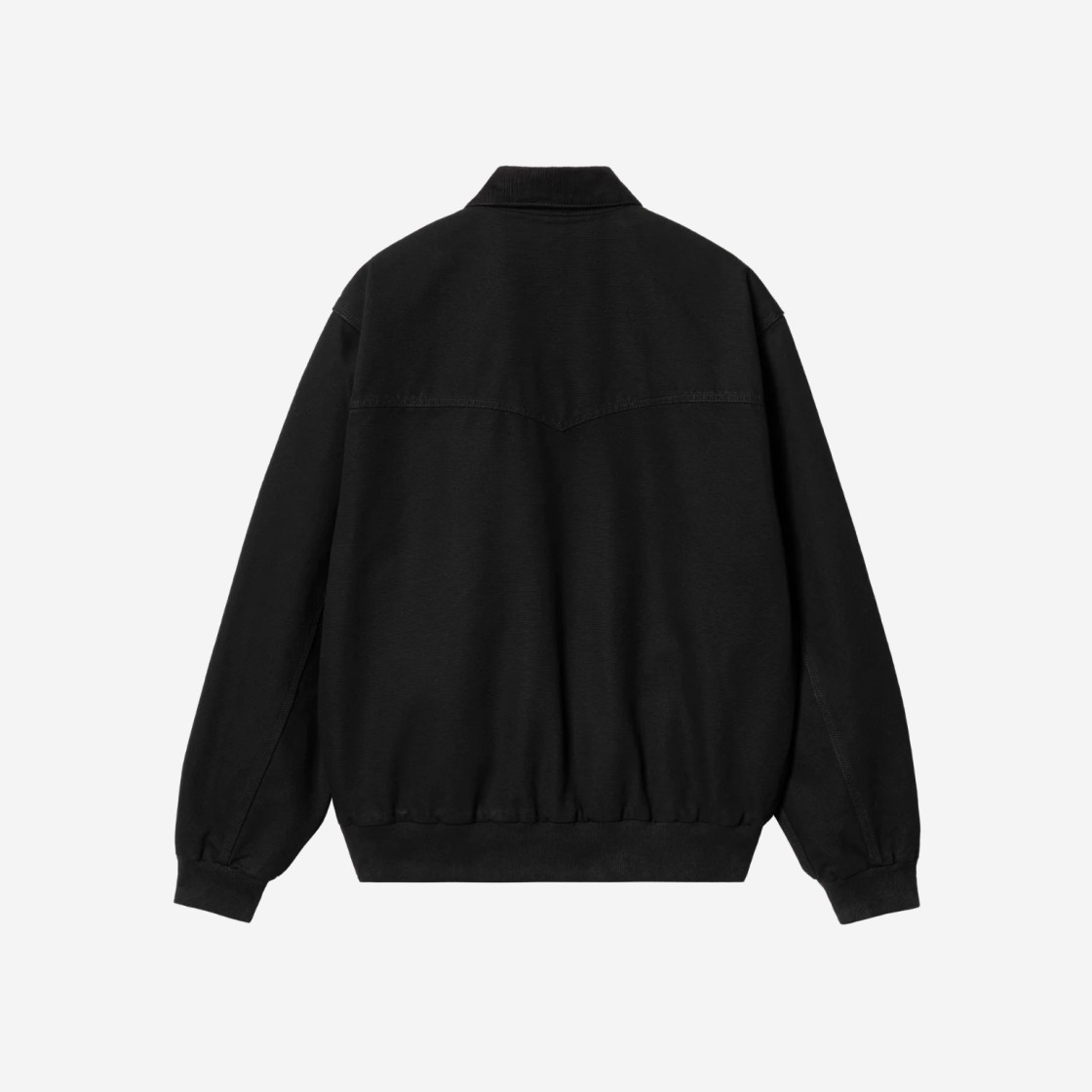 Carhartt WIP OG Santa Fe Jacket Dearborn Canvas Black Rinsed 상세 이미지 2