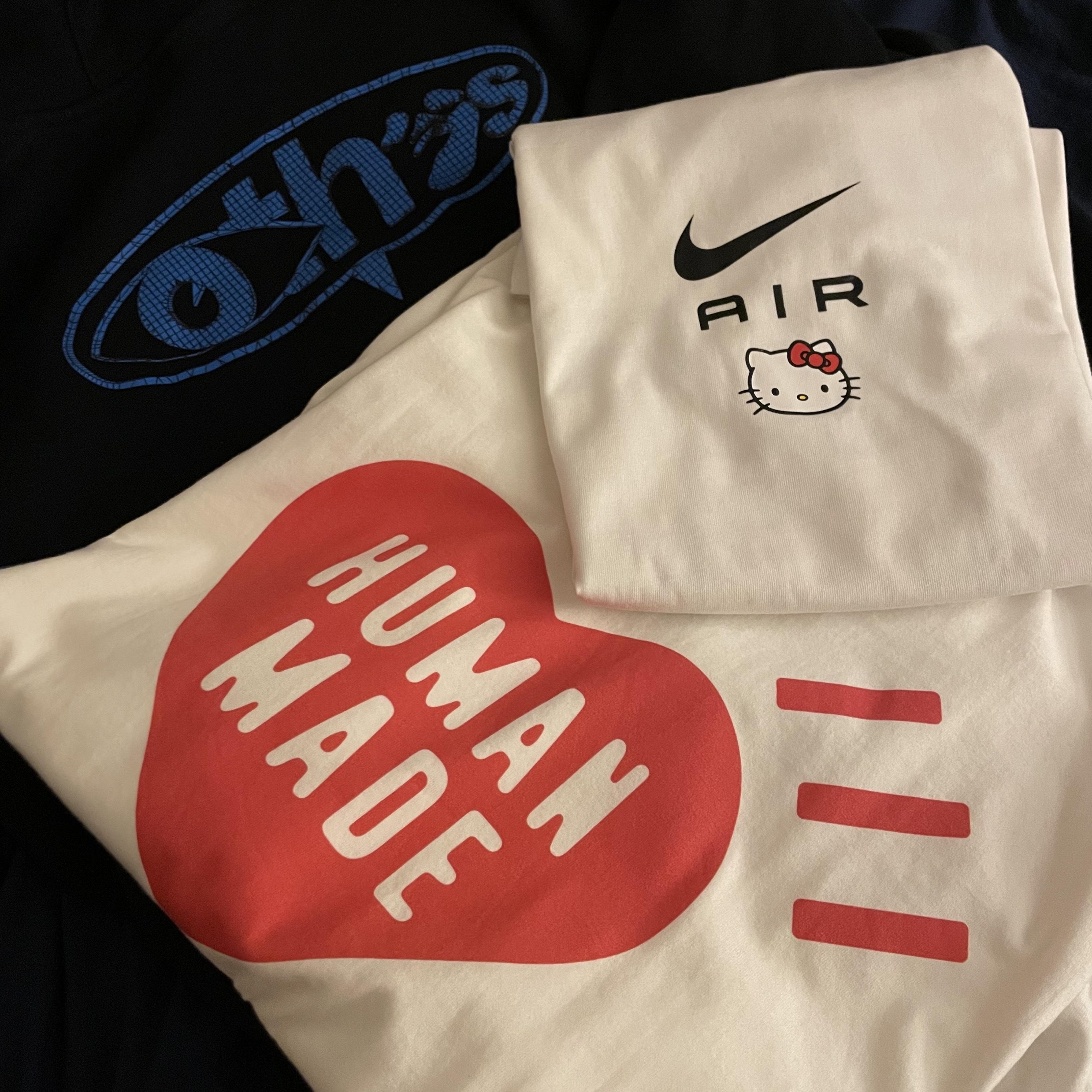 Nike x Hello Kitty NRG Air T-Shirt White - Asia 착용 스타일
