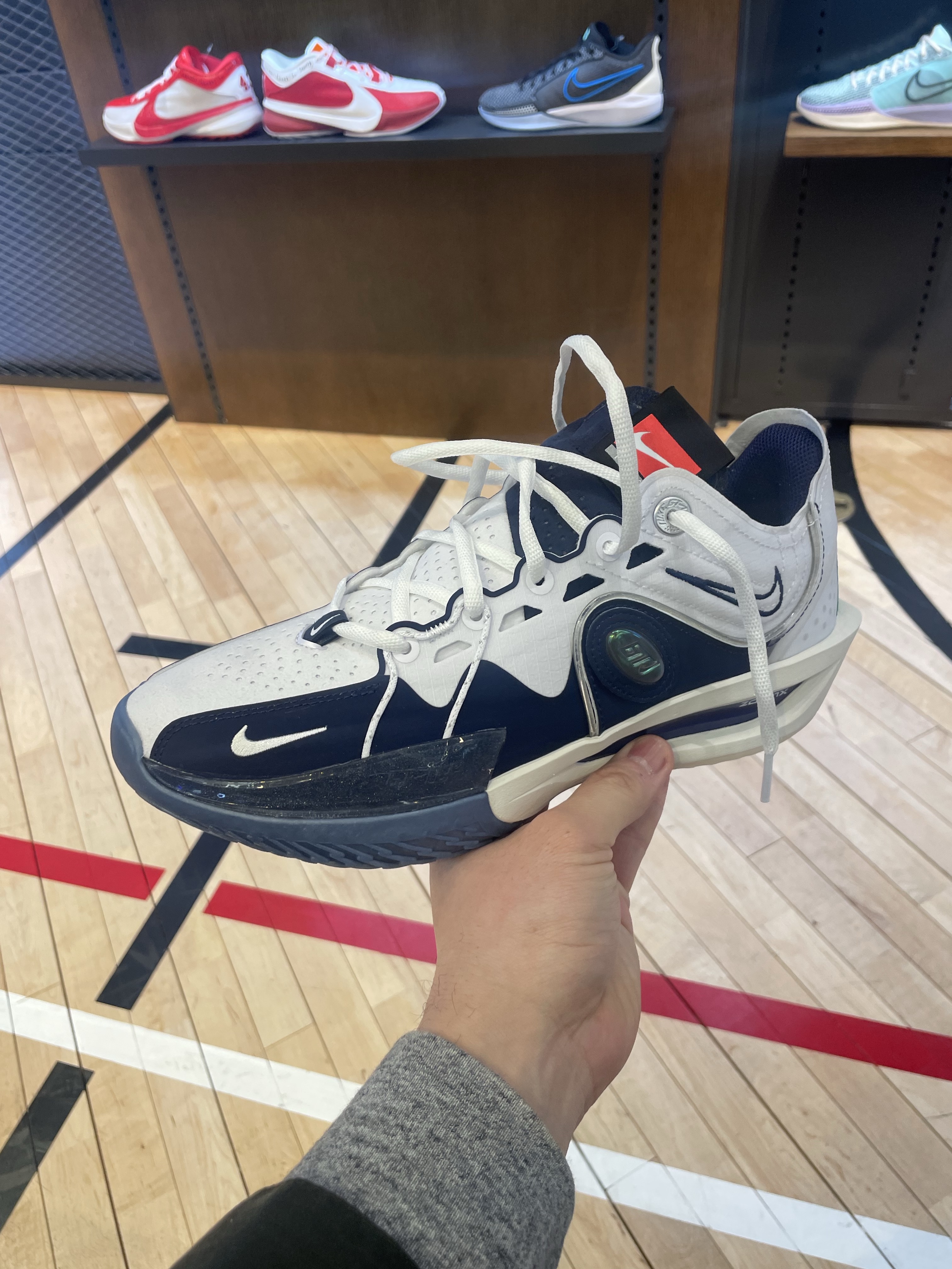 Nike Air Zoom GT Cut 3 ASW EP White Metallic Silver 착용 스타일