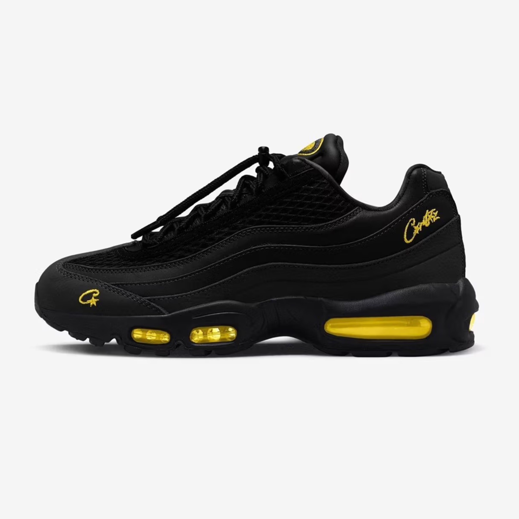 Nike x Corteiz Air Max 95 Sequoia, Nike x Corteiz Air Max 95 Pink Beam 착용 스타일 - 2