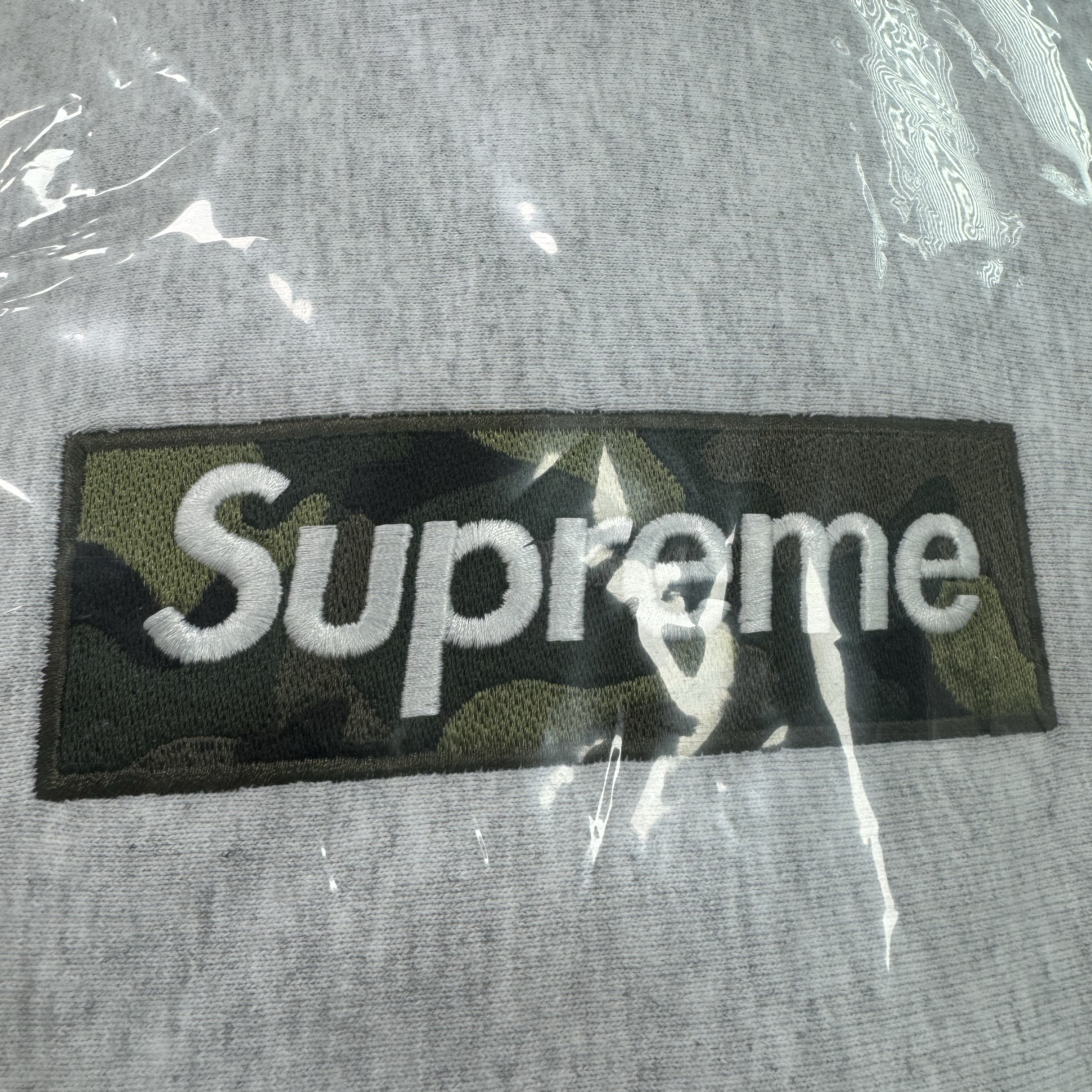 Supreme Box Logo Hooded Sweatshirt Ash Grey - 23FW 착용 스타일