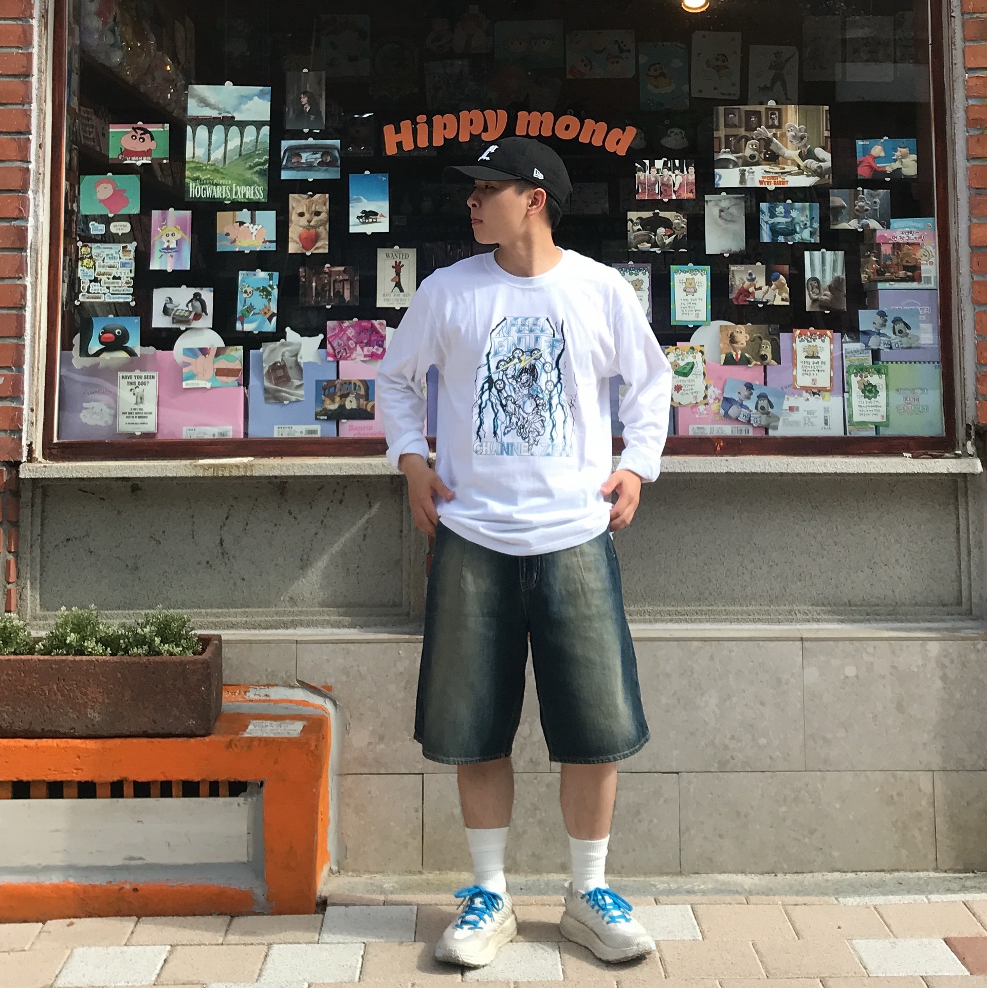 Hoka x Thisisneverthat Speedgoat 4 Marshmallow 착용 스타일 - 2