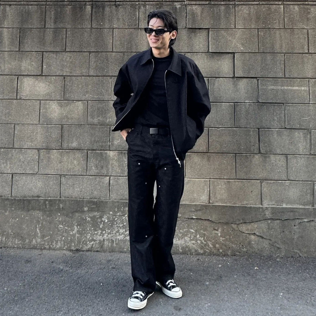 Converse Chuck 70 Ox Black - Standard 착용 스타일 - 2
