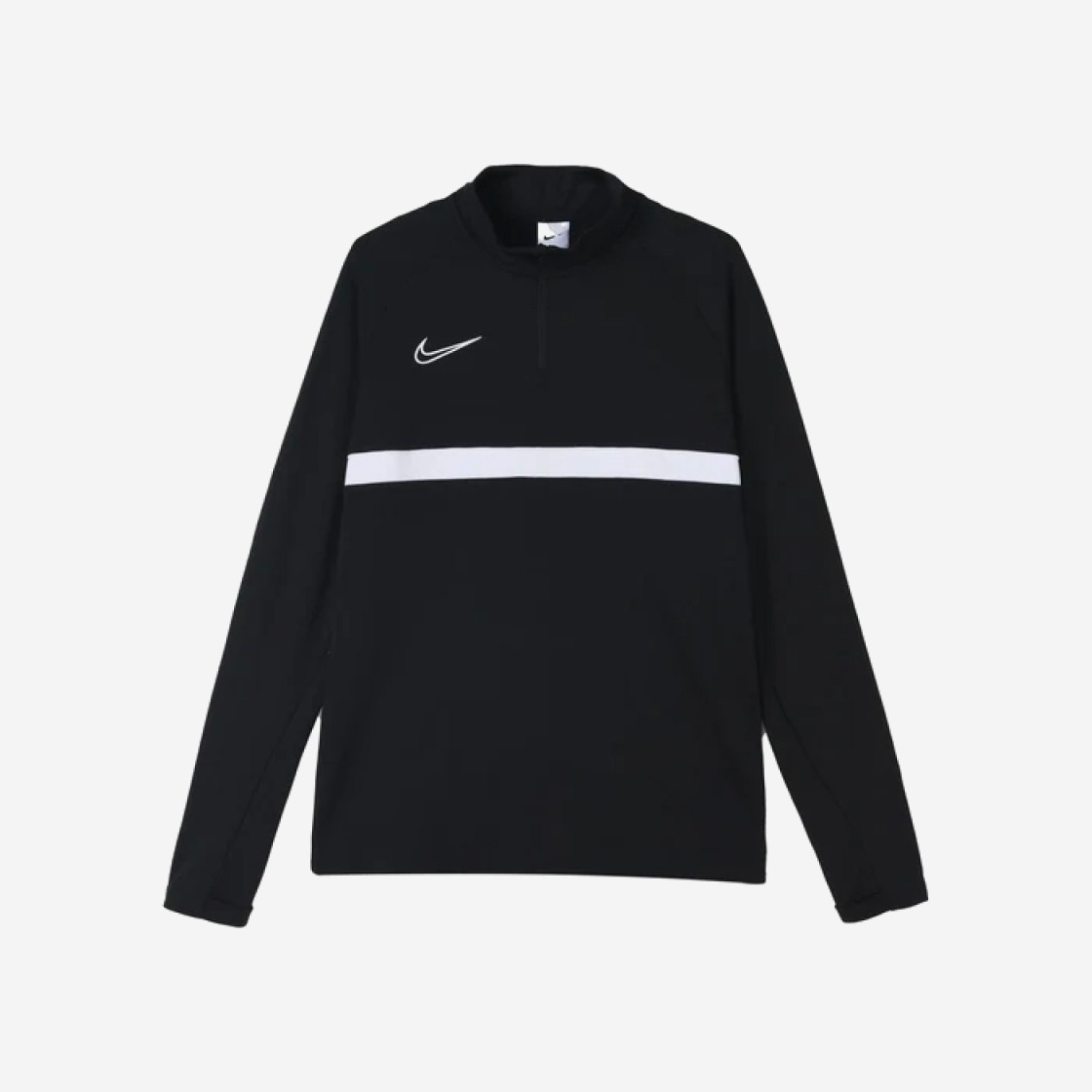 Nike Dri-Fit Academy Soccer Drill Top Black White - Asia 상세 이미지 1