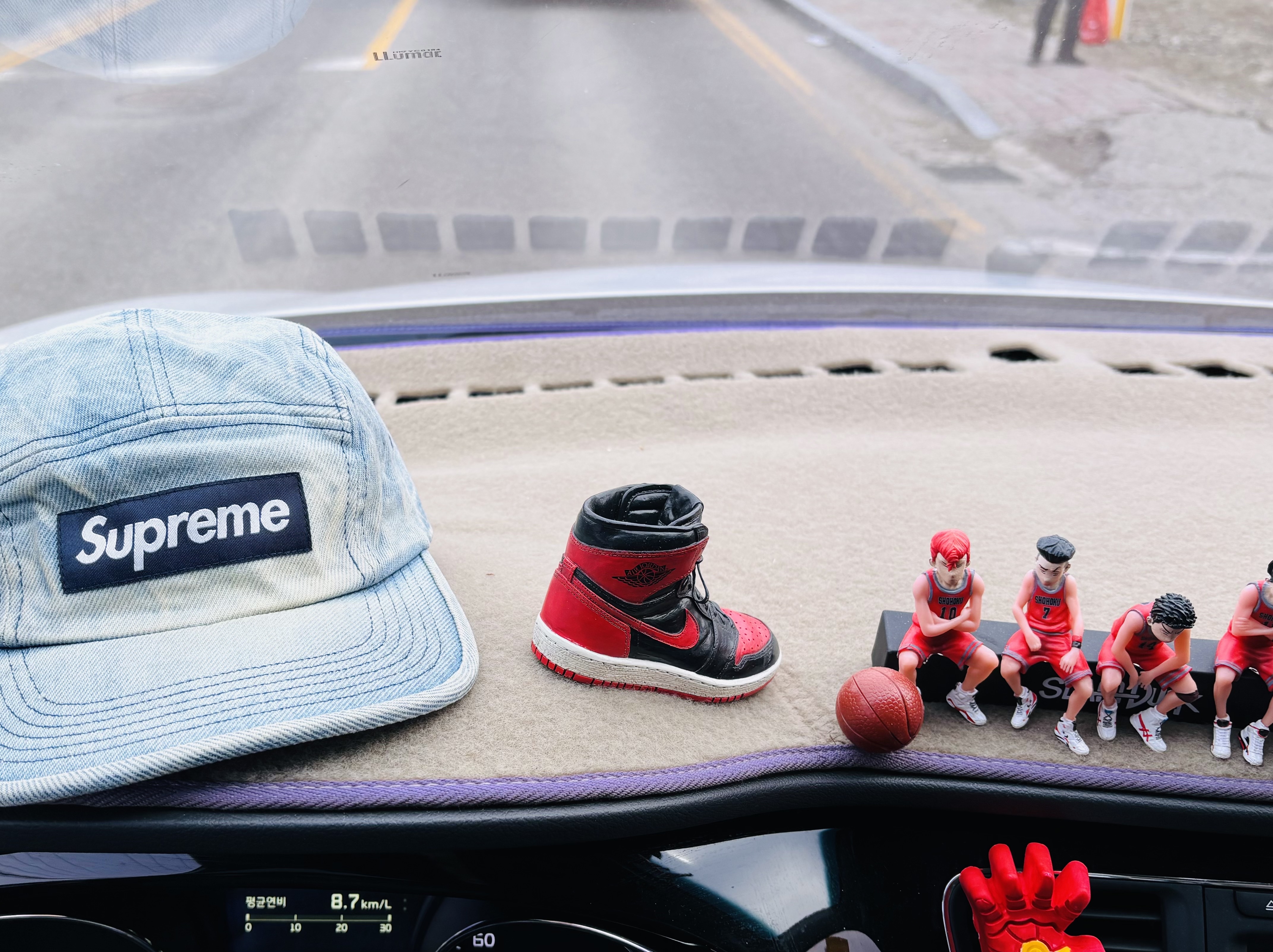 Supreme Washed Chino Twill Camp Cap Dirty Indigo - 24SS 착용 스타일