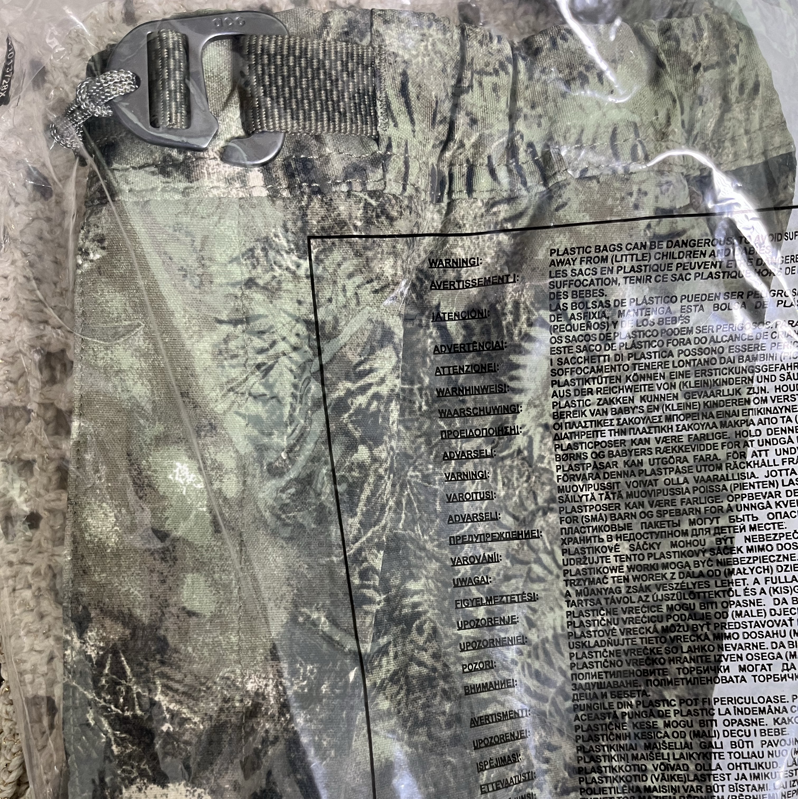 Nike ACG Smith Summit Allover Print Cargo Pants Oil Green - Asia 착용 스타일