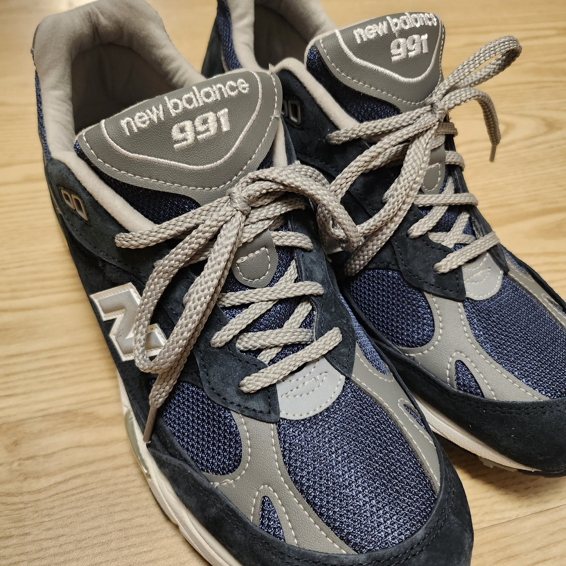 New Balance 991 Made in UK Navy 착용 스타일