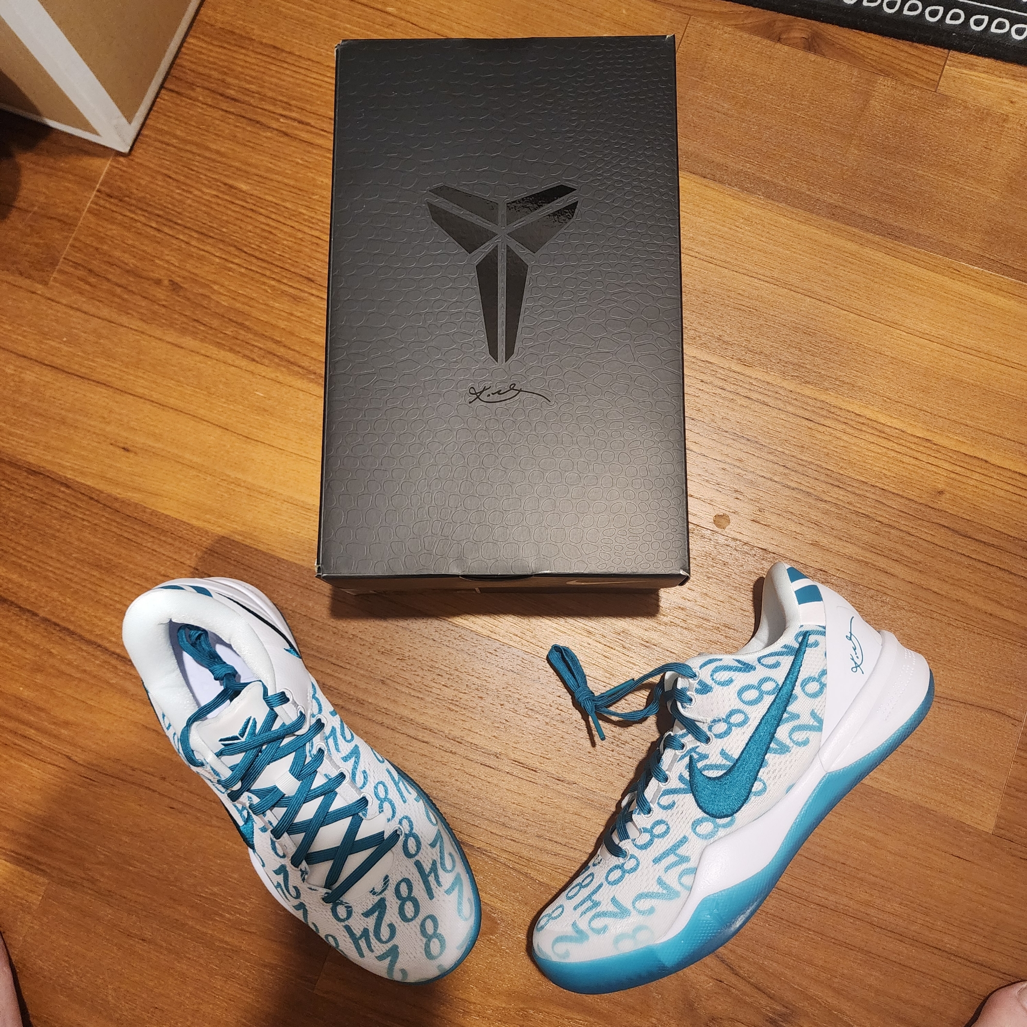 Nike Kobe 8 Protro Aqua 착용 스타일 - 5