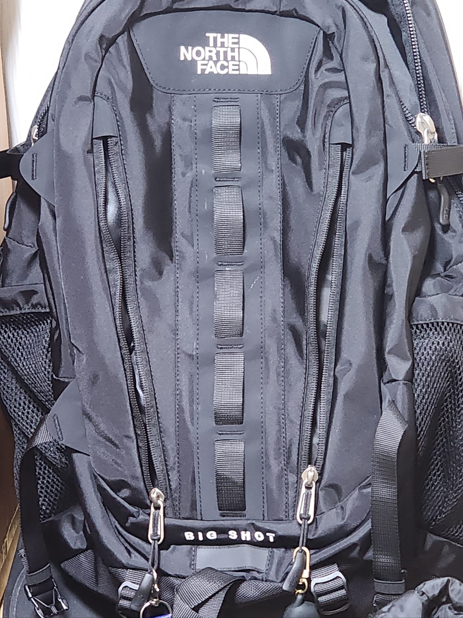 The North Face Big Shot Black 착용 스타일