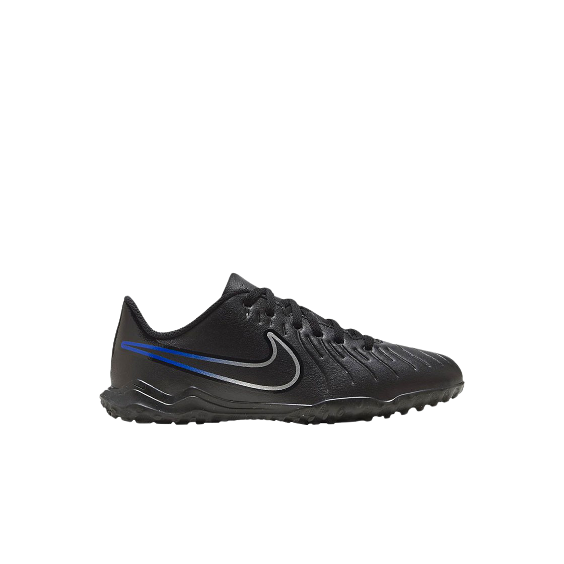 (JR) 나이키 티엠포 레전드 10 클럽 TF 블랙 하이퍼 로얄 크롬((JR) Nike Tiempo Legend 10 Club TF Black Hyper Royal Chrome) - 1