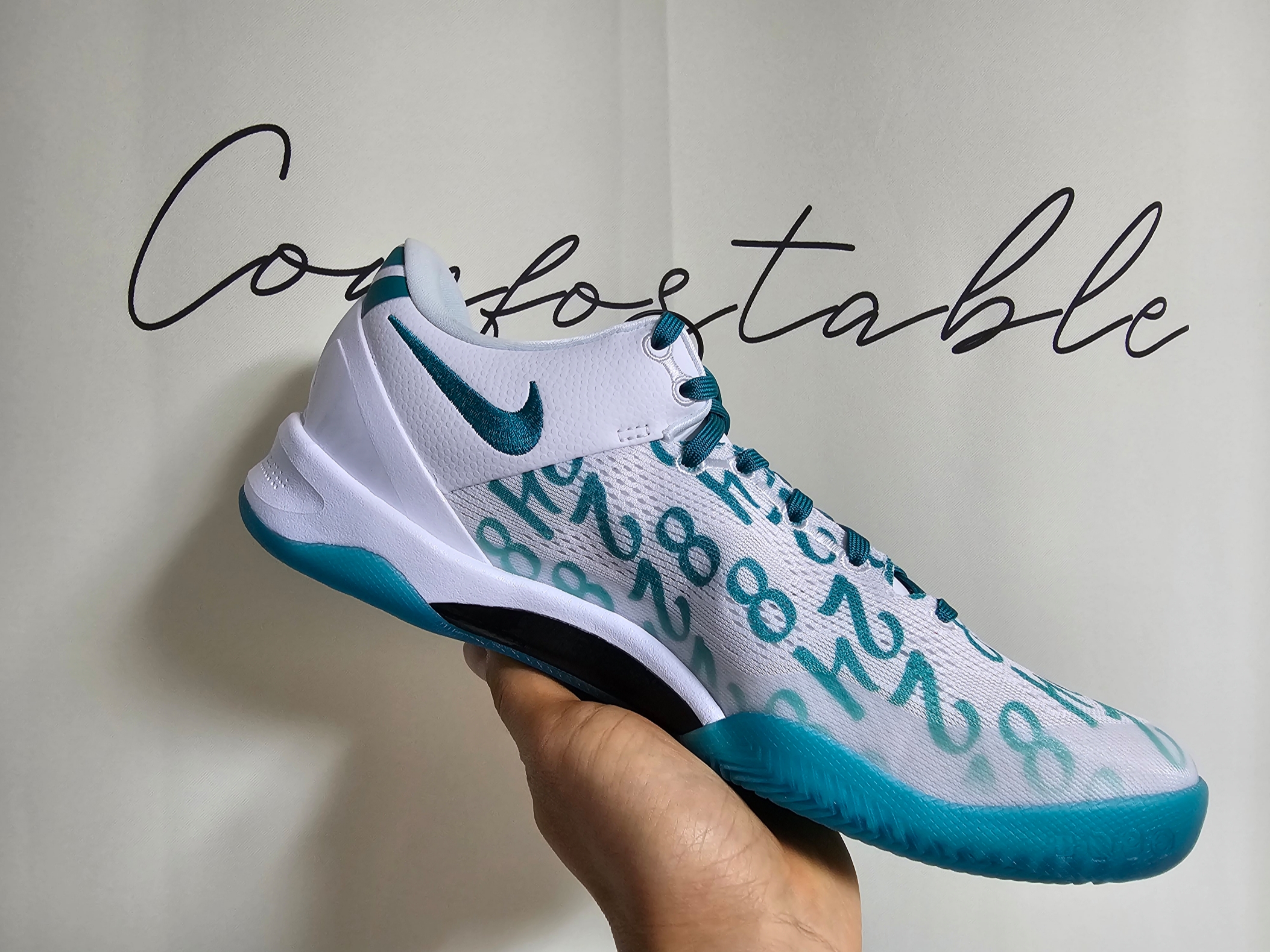 Nike Kobe 8 Protro Aqua 착용 스타일 - 2