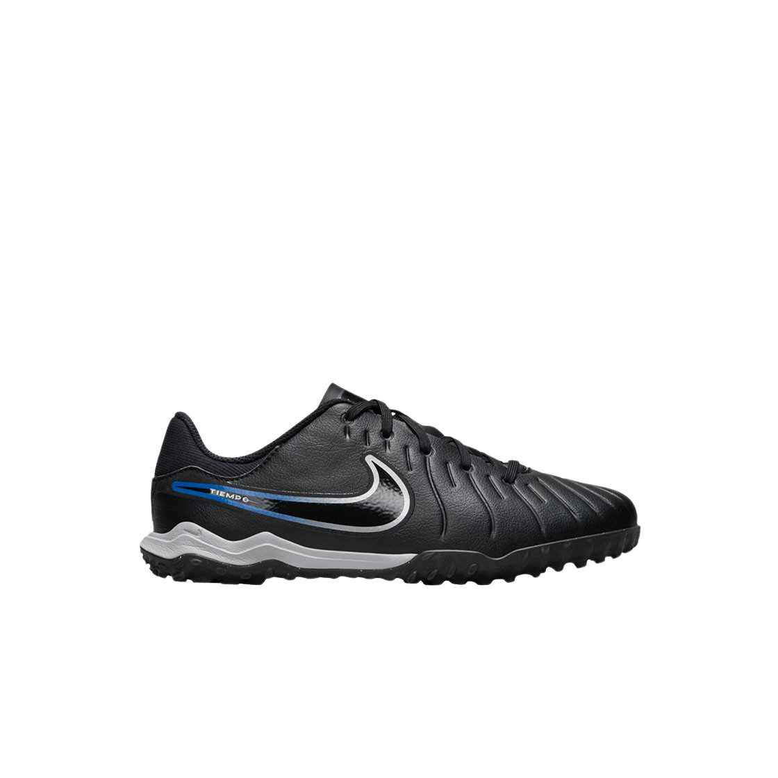(JR) 나이키 티엠포 레전드 10 아카데미 TF 블랙 하이퍼 로얄 크롬((JR) Nike Tiempo Legend 10 Academy TF Black Hyper Royal Chrome) - 1
