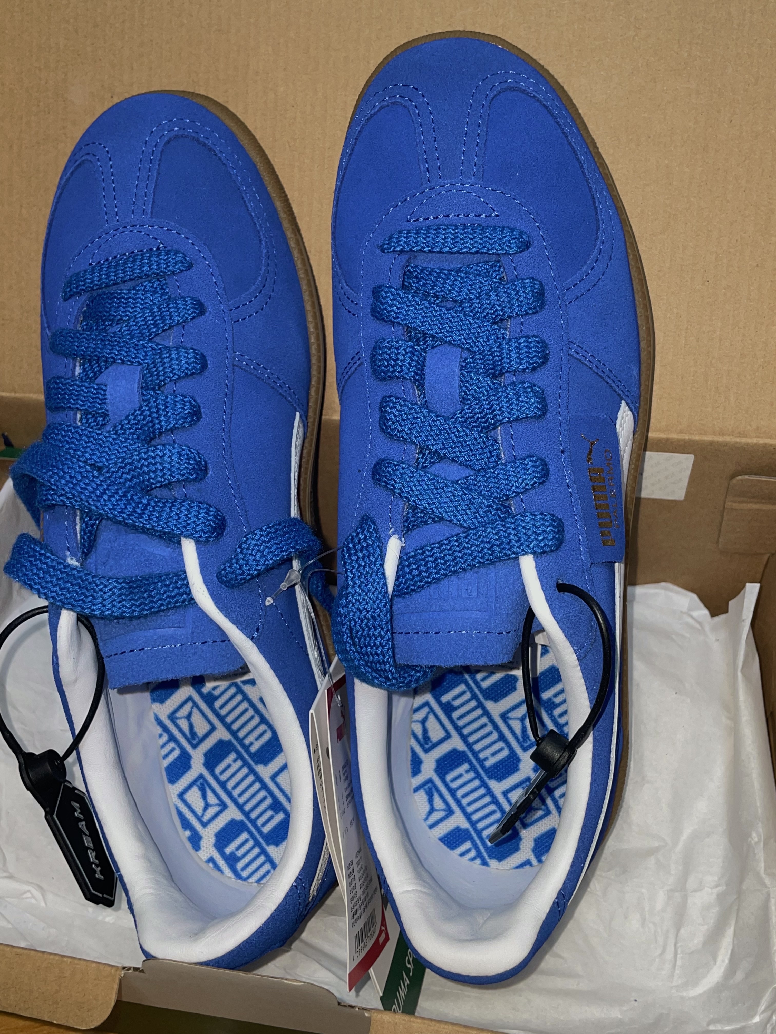 Puma Palermo Cobalt Glaze White 착용 스타일
