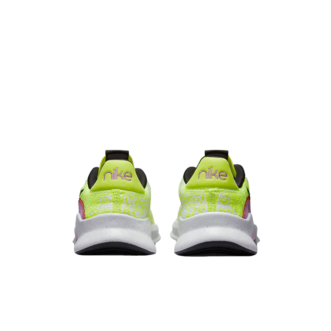 (W) 나이키 슈퍼렙 고 3 플라이니트 넥스트 네이처 볼트 러쉬 푸시아((W) Nike SuperRep Go 3 Next Nature Volt Rush Fuchsia) - 3
