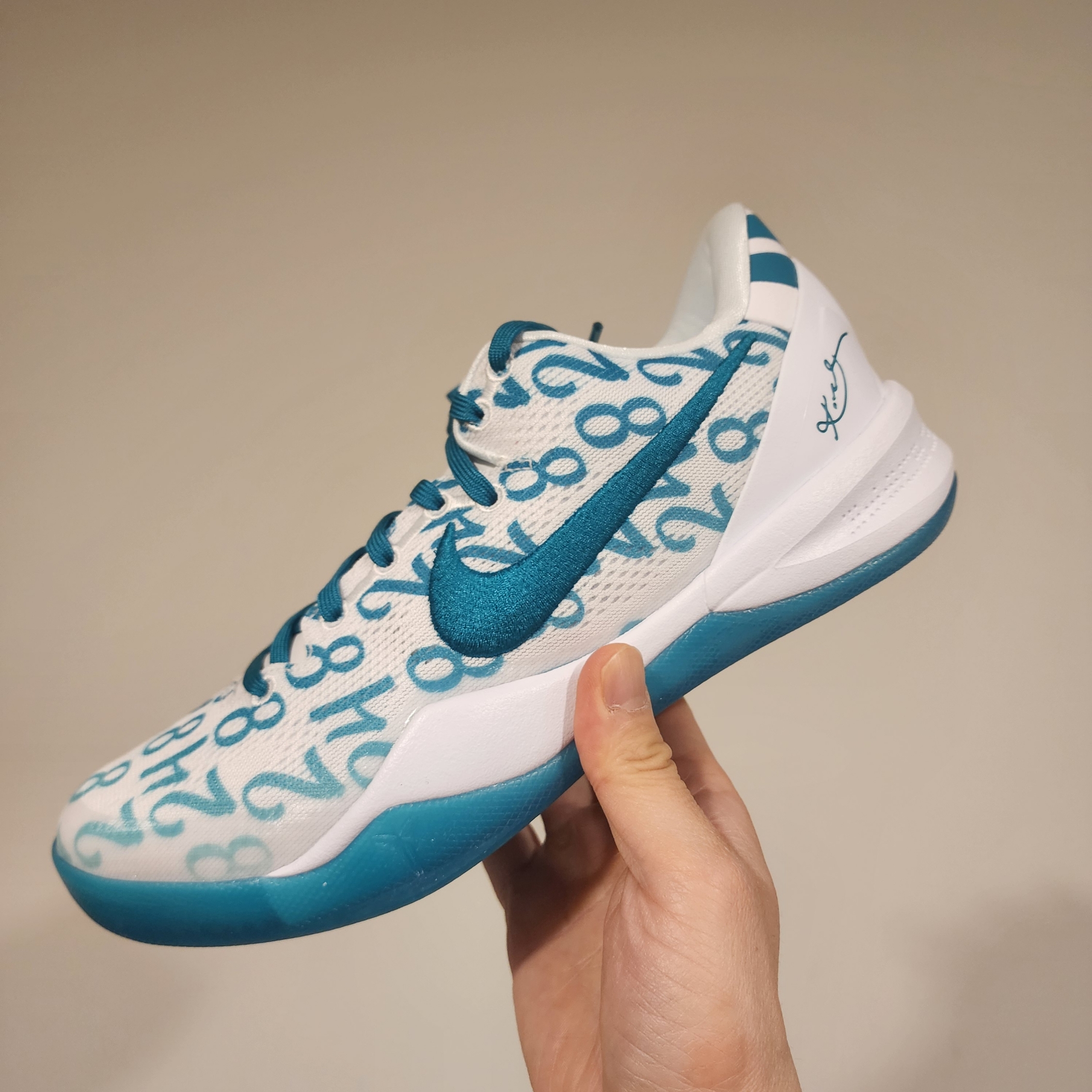 Nike Kobe 8 Protro Aqua 착용 스타일 - 1