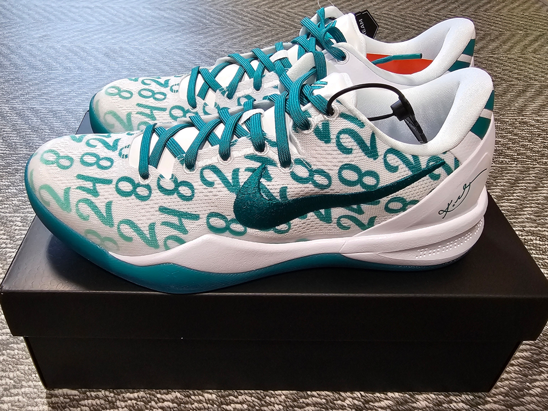 Nike Kobe 8 Protro Aqua 착용 스타일 - 4