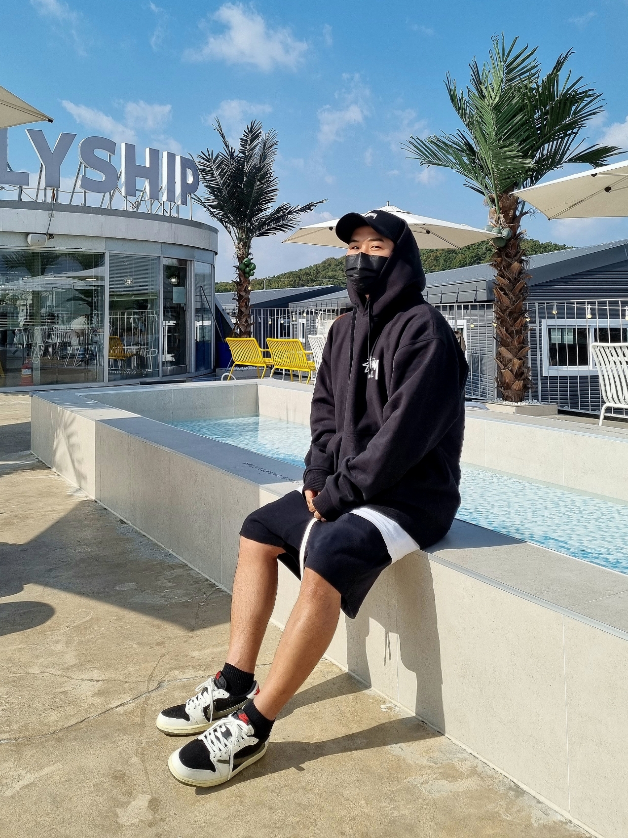 Stussy Stock Seoul Hood Black 2023, (W) Jordan 1 x Travis Scott Retro Low OG SP Medium Olive 착용 스타일