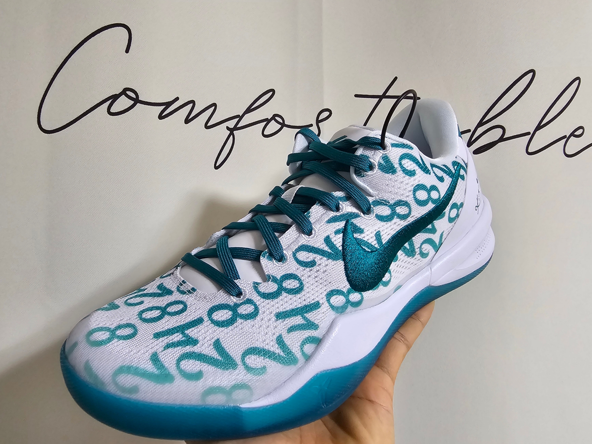 Nike Kobe 8 Protro Aqua 착용 스타일 - 1