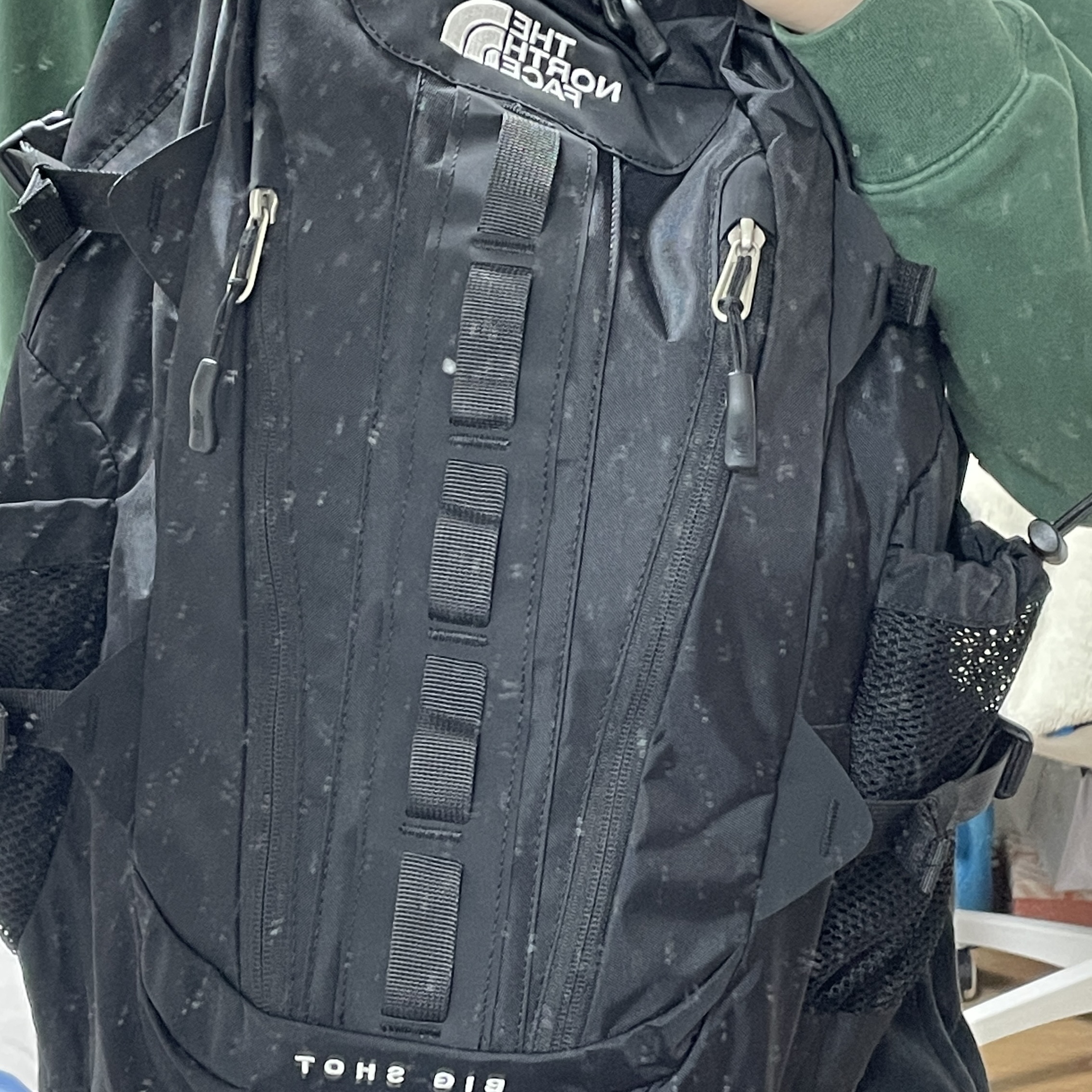 The North Face Big Shot Black 착용 스타일 - 2