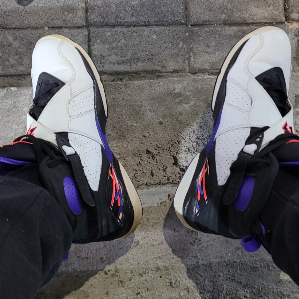 Jordan 8 Retro Three-Peat 착용 스타일 - 1
