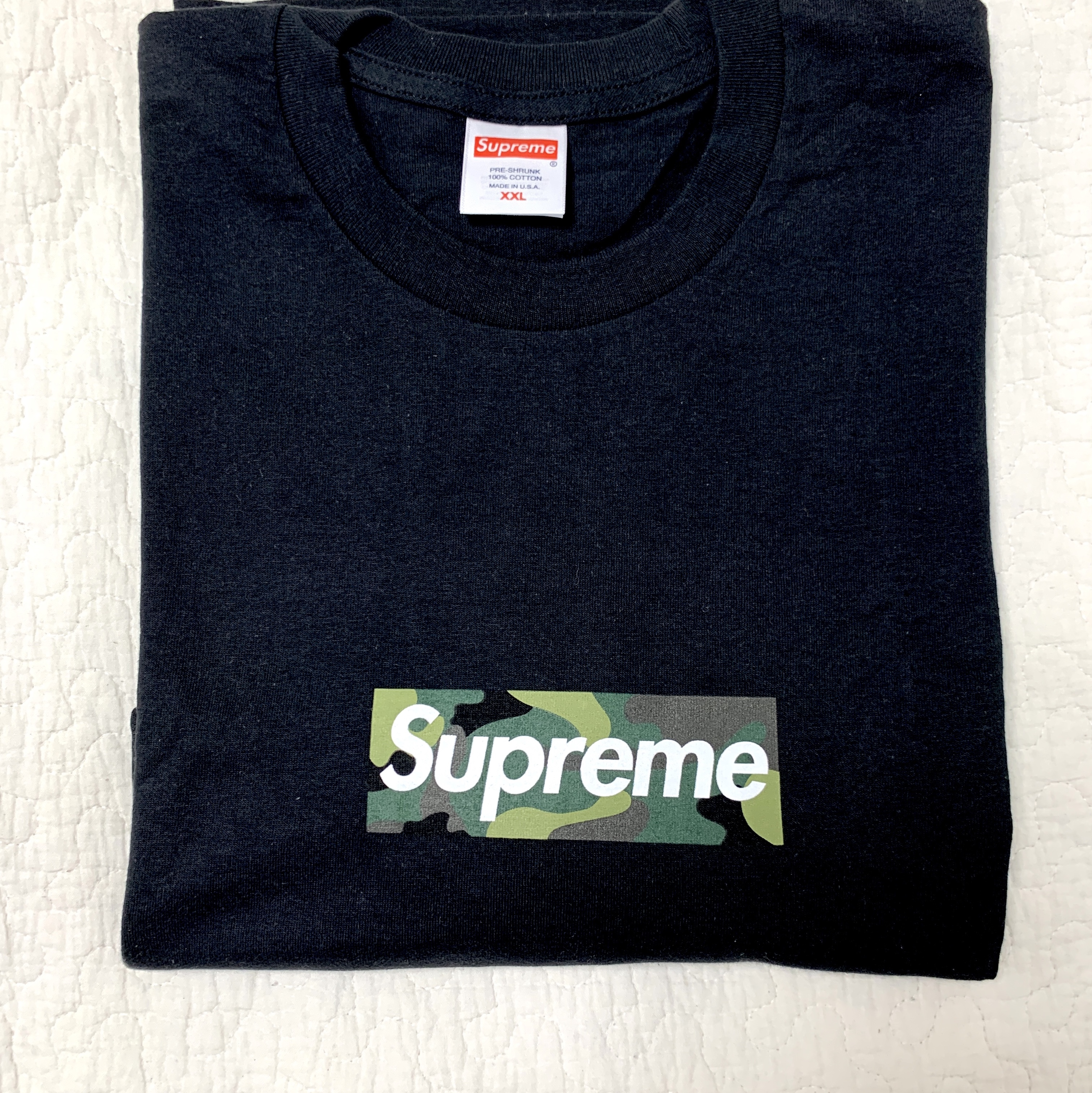 Supreme Box Logo T-Shirt Black - 23FW 착용 스타일