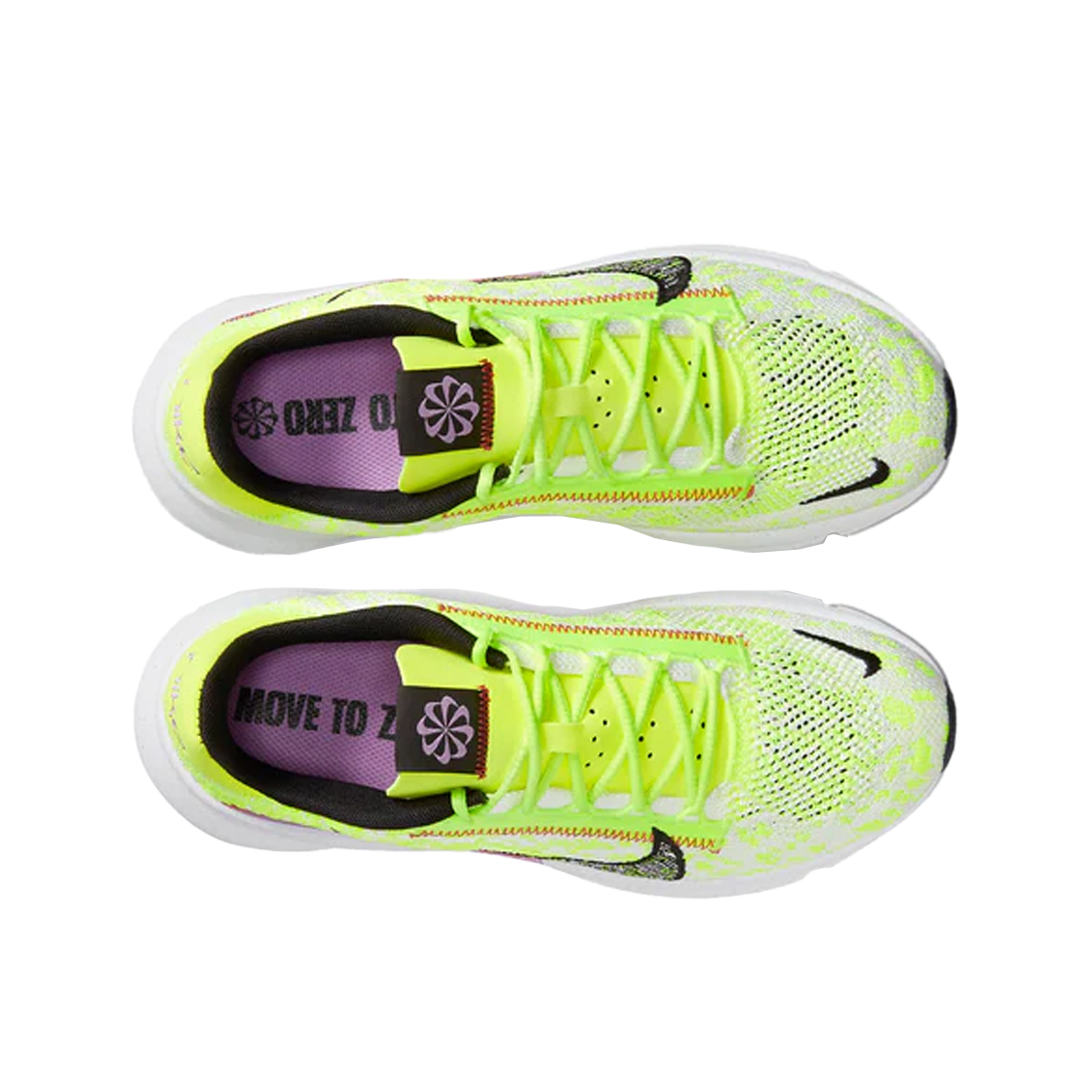 (W) 나이키 슈퍼렙 고 3 플라이니트 넥스트 네이처 볼트 러쉬 푸시아((W) Nike SuperRep Go 3 Next Nature Volt Rush Fuchsia) - 2