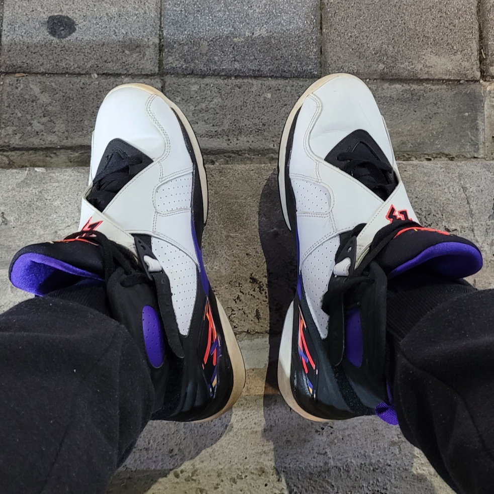 Jordan 8 Retro Three-Peat 착용 스타일 - 2