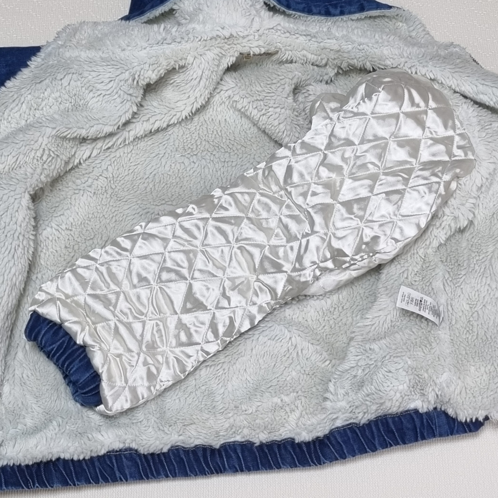 Stussy Denim Sherpa Work Jacket Washed Blue 착용 스타일 - 2