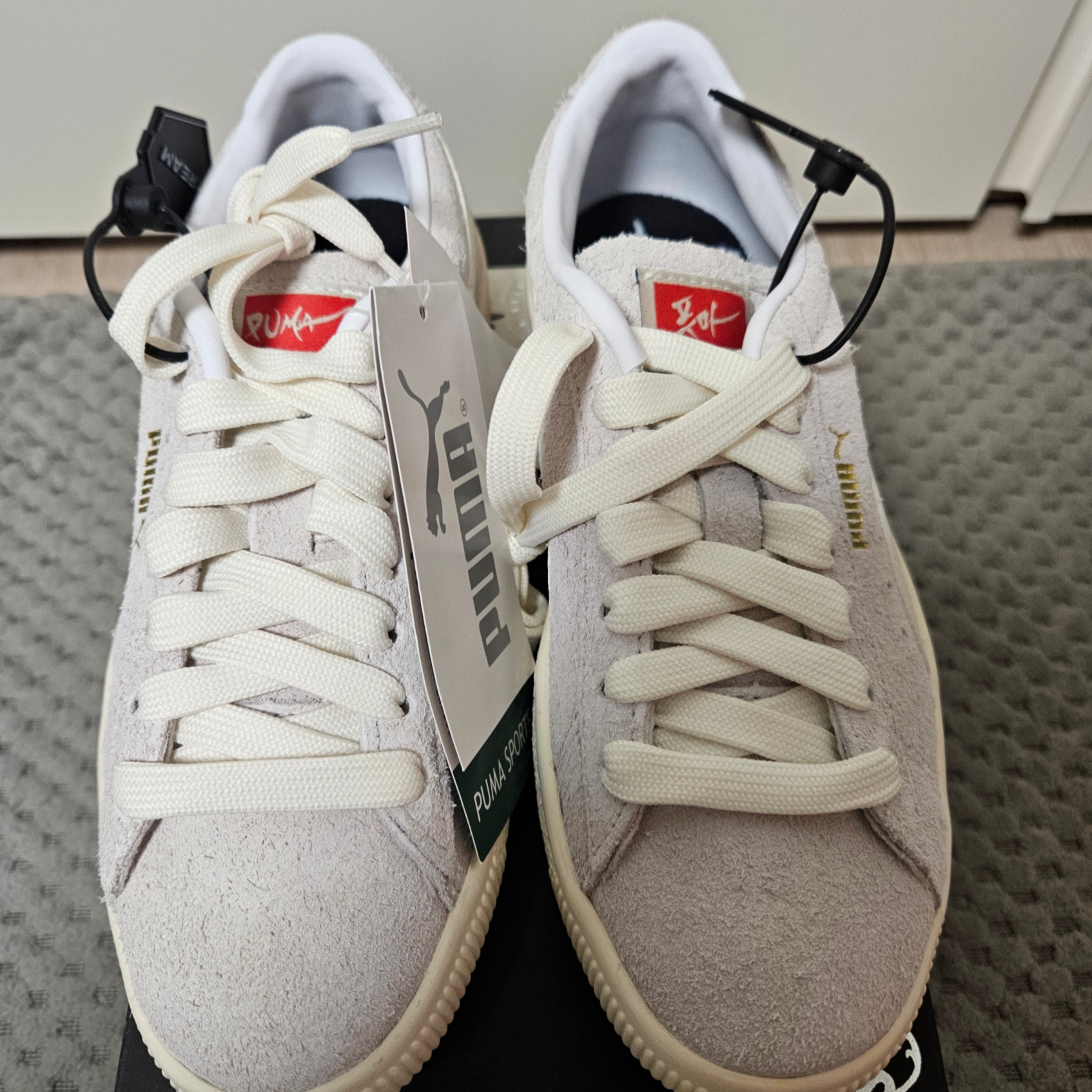(W) Puma Suede VTG Korea 착용 스타일 - 1