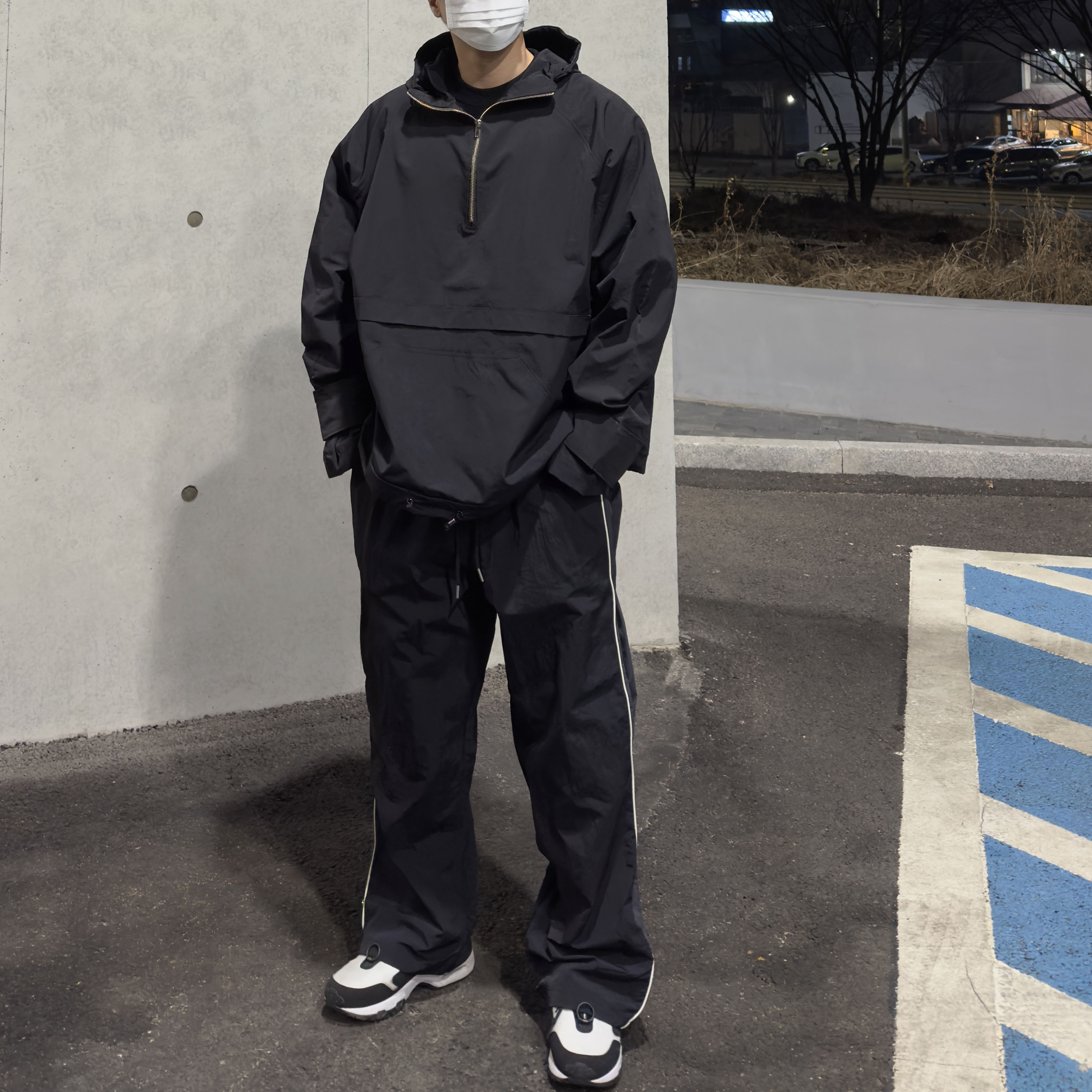 Nike x Comme des Garcons Homme Plus Air Max Sunder SP White Black 착용 스타일 - 2