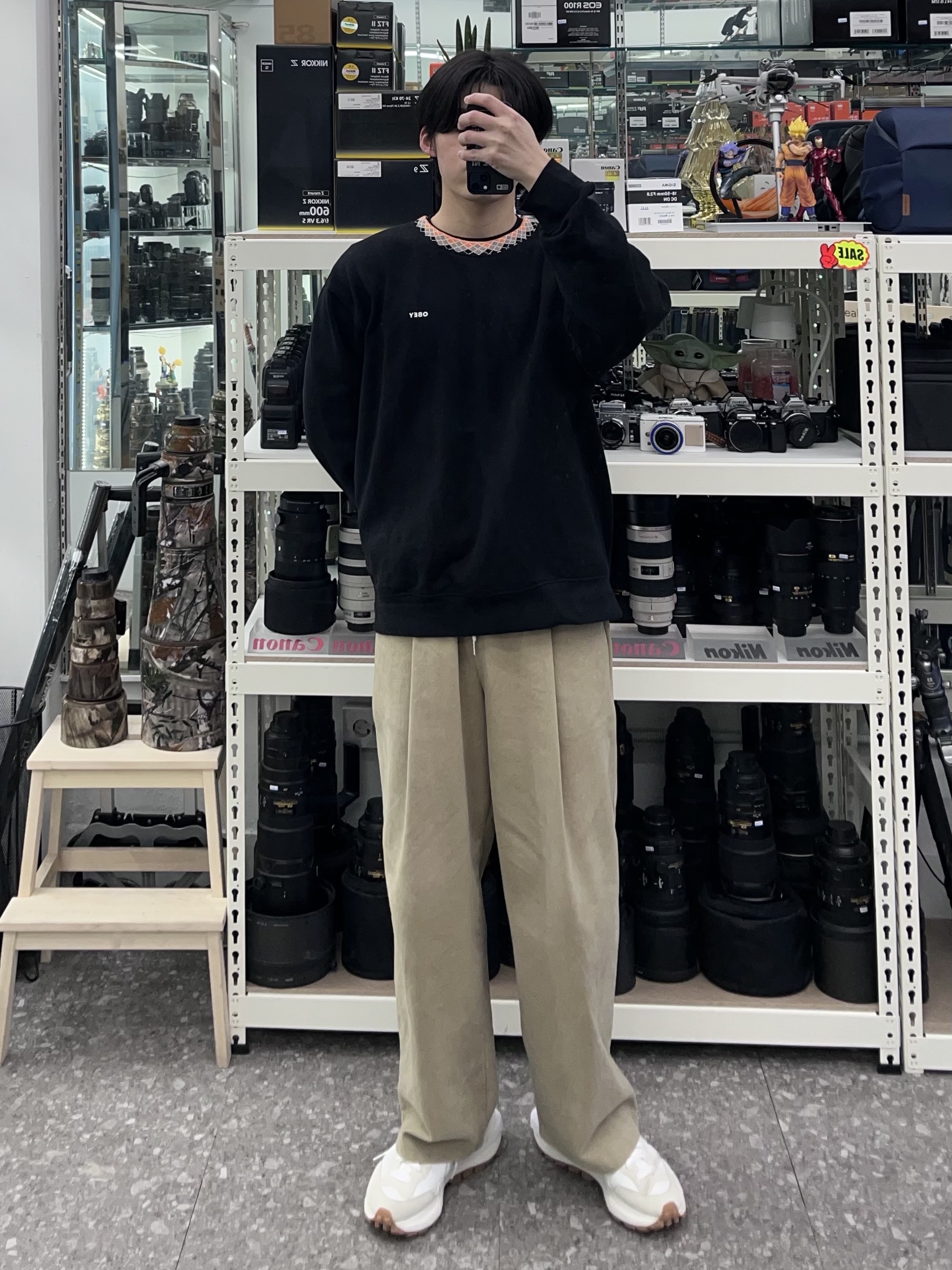 Nike x Sacai VaporWaffle White and Gum 착용 스타일