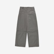 STUDIOTABLE Line Block Pants Gray